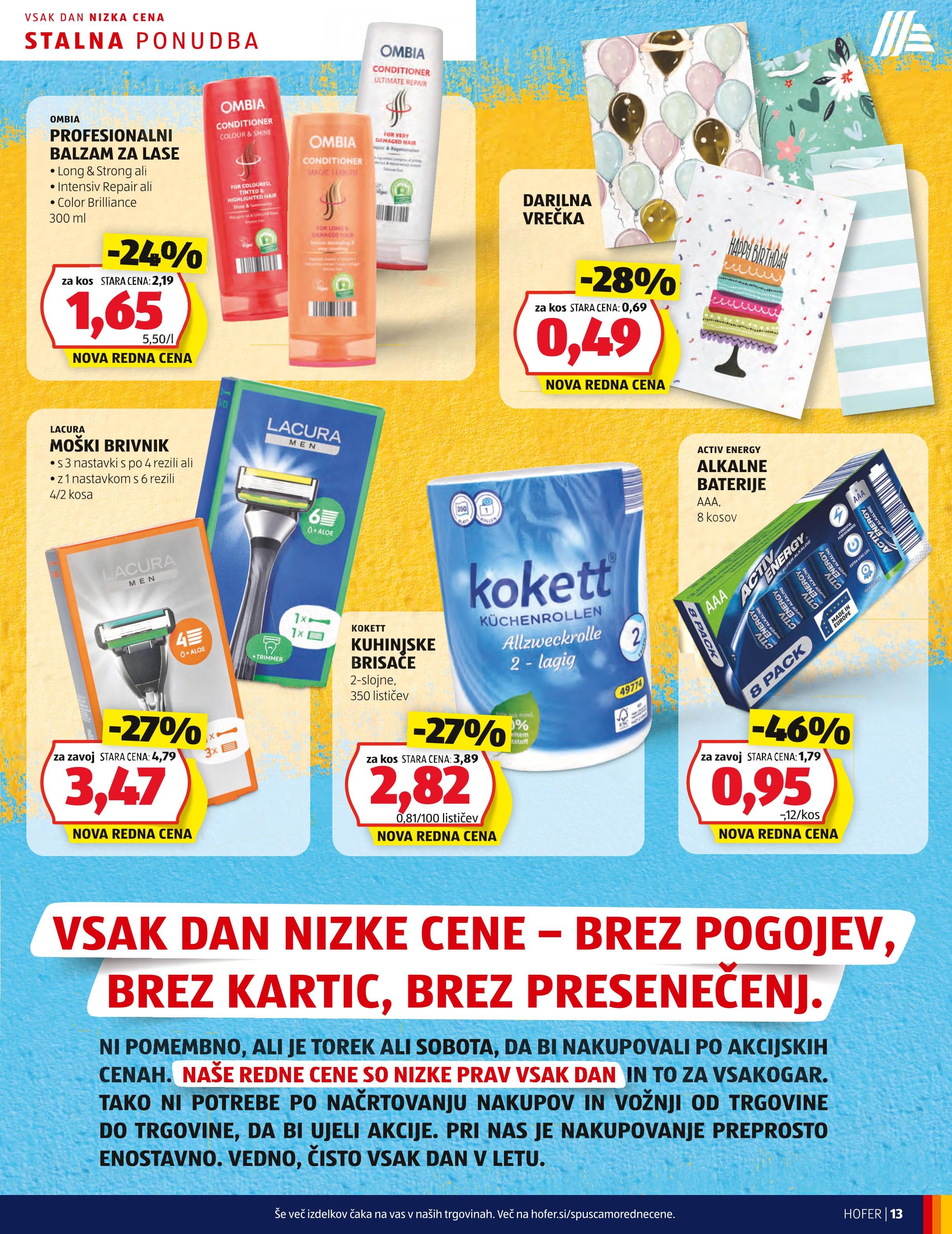 Stran 13. Hofer kataloga - Akcije od 16.10. do 25.10.2025.
