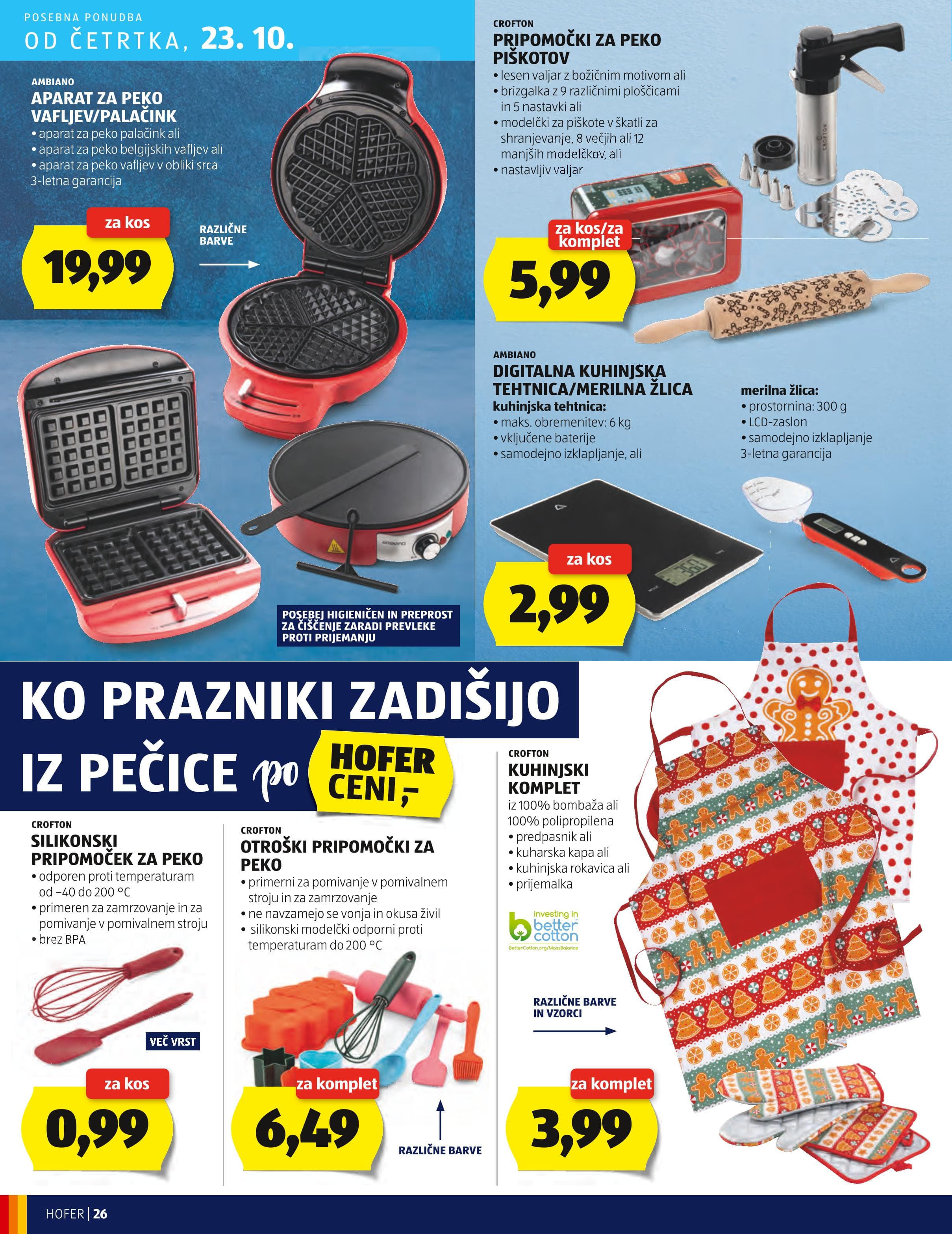 Stran 26. Hofer kataloga - Akcije od 16.10. do 25.10.2025.
