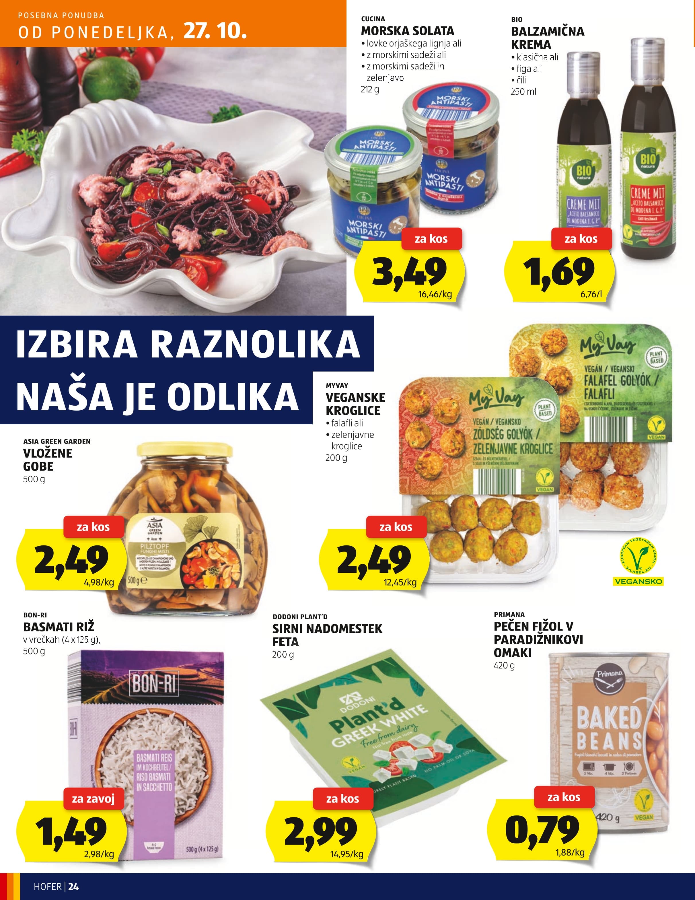 Stran 24. Hofer kataloga - Akcije od 23.10. do 31.10.2025.