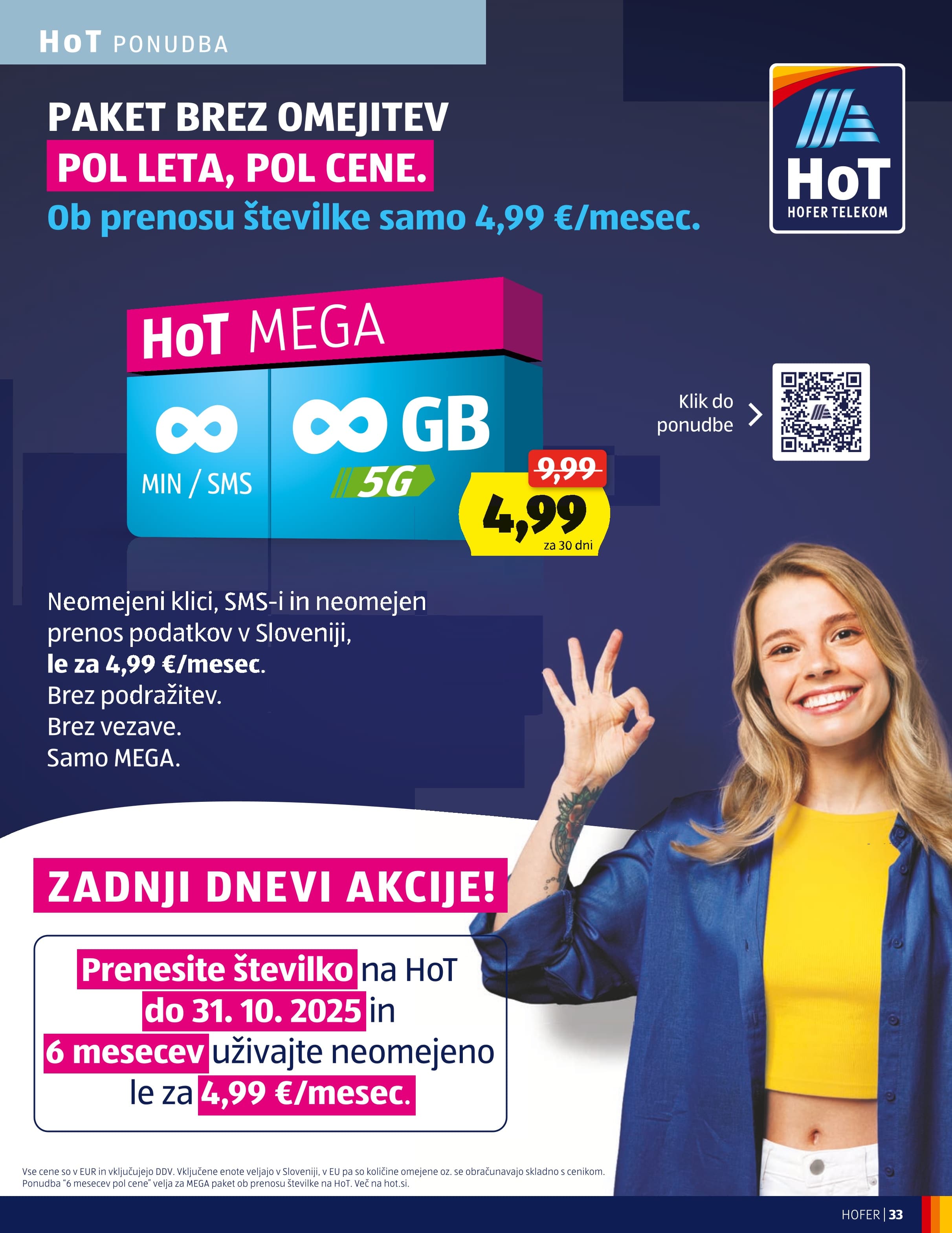 Stran 33. Hofer kataloga - Akcije od 23.10. do 31.10.2025.