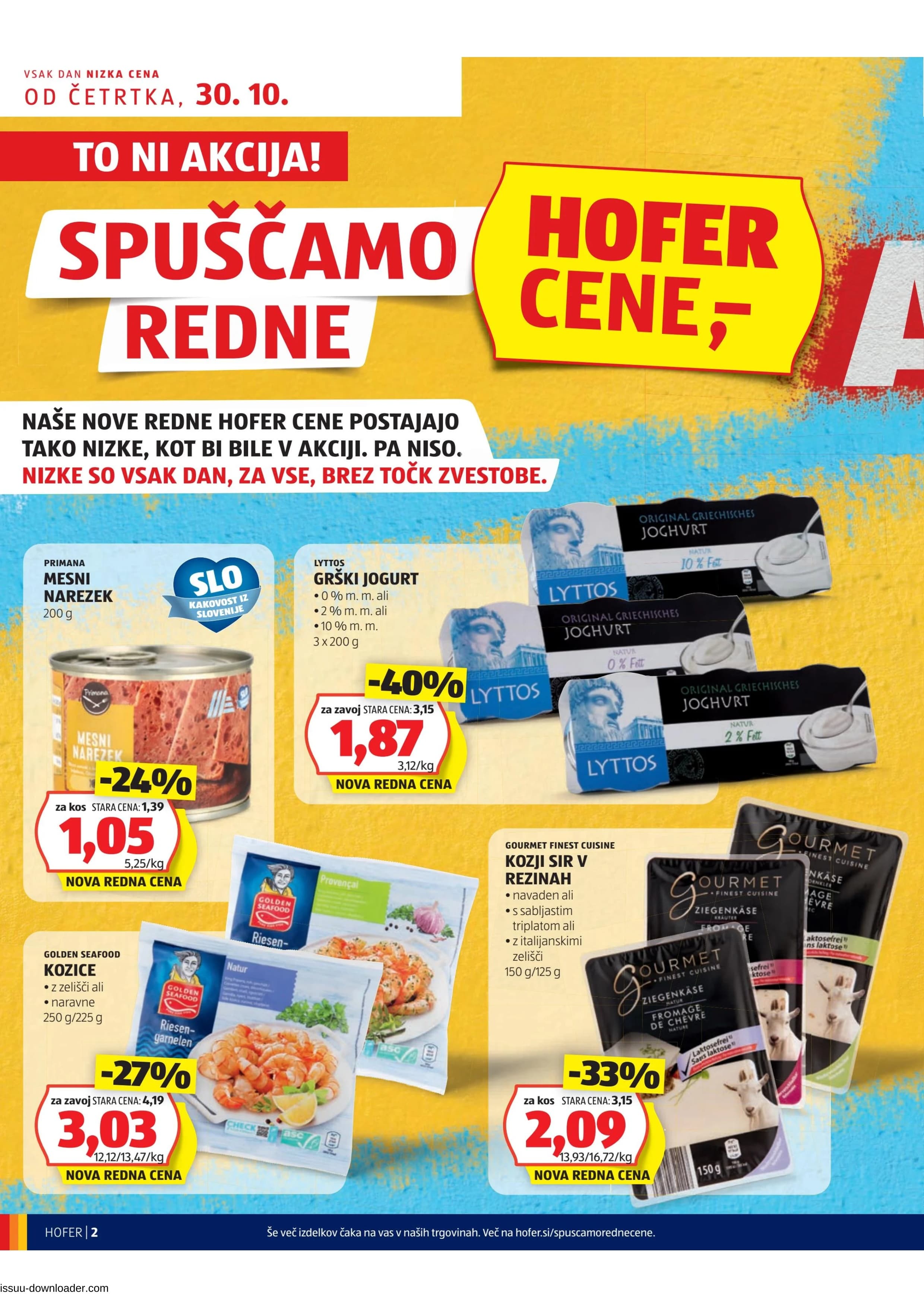 Stran 2. Hofer kataloga - Akcije od 30.10. do 08.11.2025.