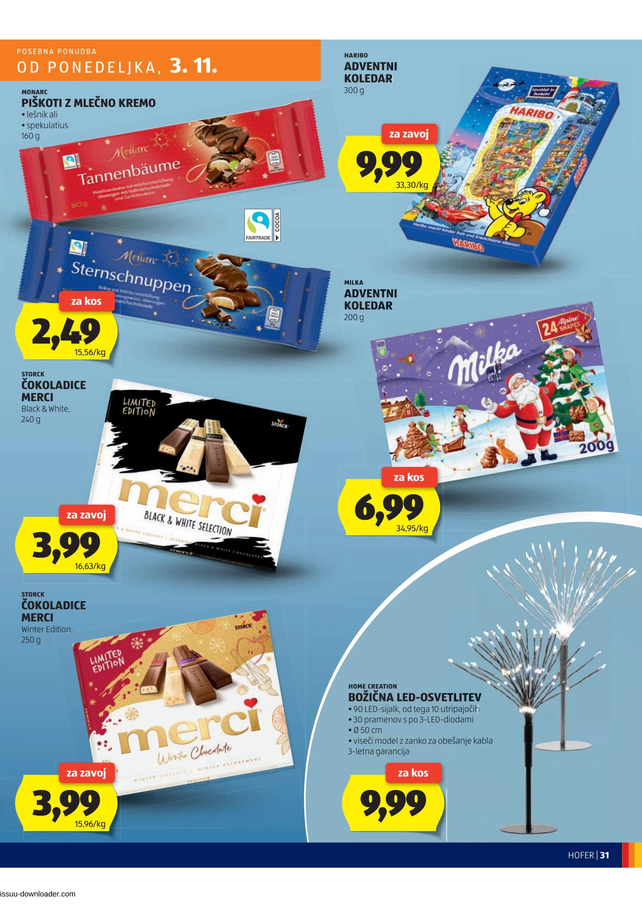 Stran 31. Hofer kataloga - Akcije od 30.10. do 08.11.2025.