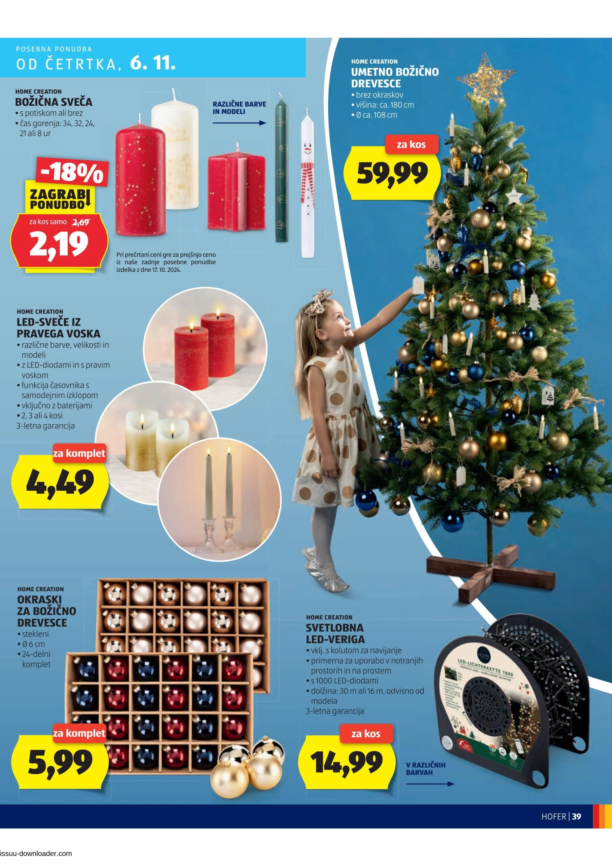 Stran 39. Hofer kataloga - Akcije od 30.10. do 08.11.2025.