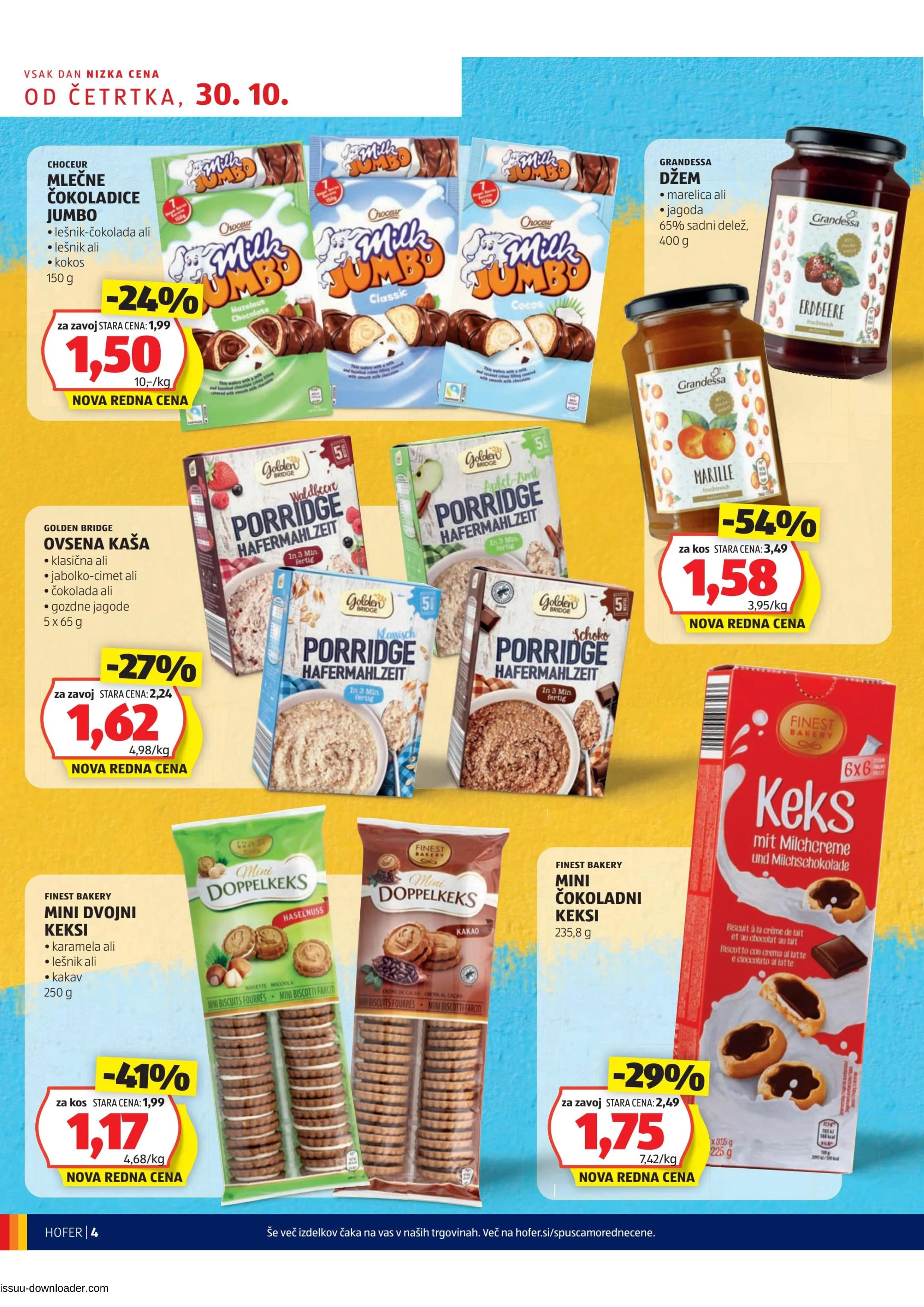 Stran 4. Hofer kataloga - Akcije od 30.10. do 08.11.2025.