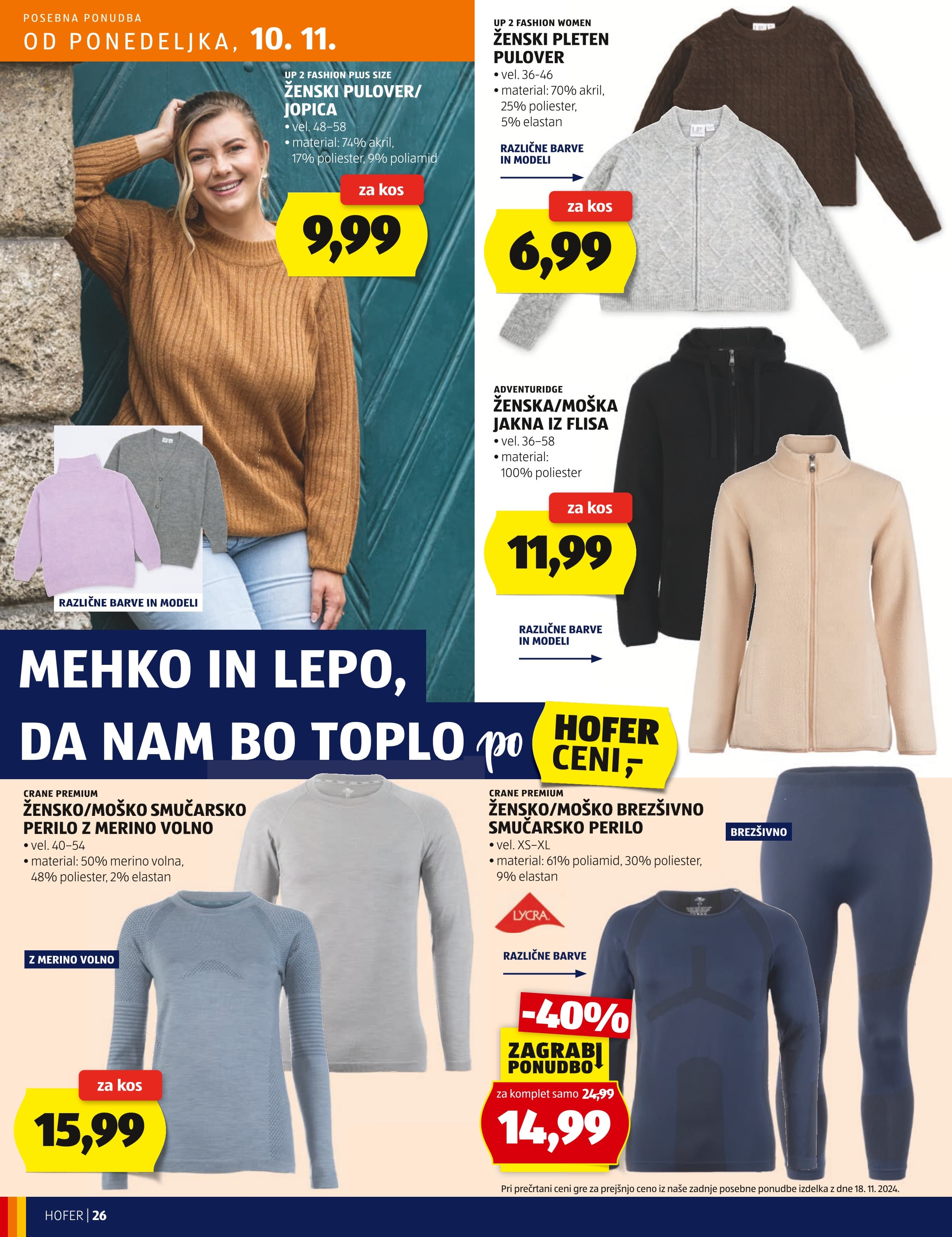 Stran 26. Hofer kataloga - Akcije od 06.11. do 15.11.2025.