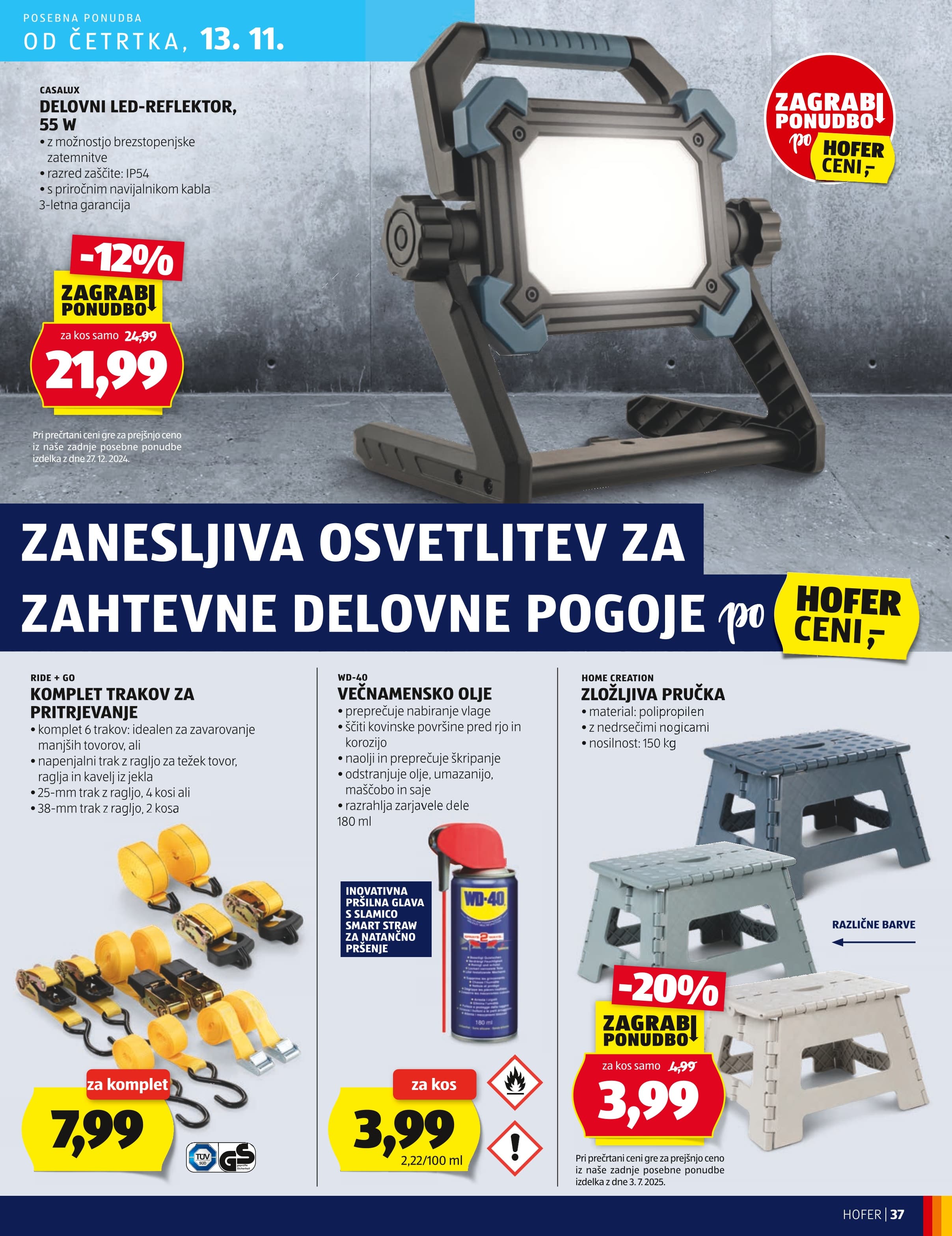 Stran 37. Hofer kataloga - Akcije od 06.11. do 15.11.2025.
