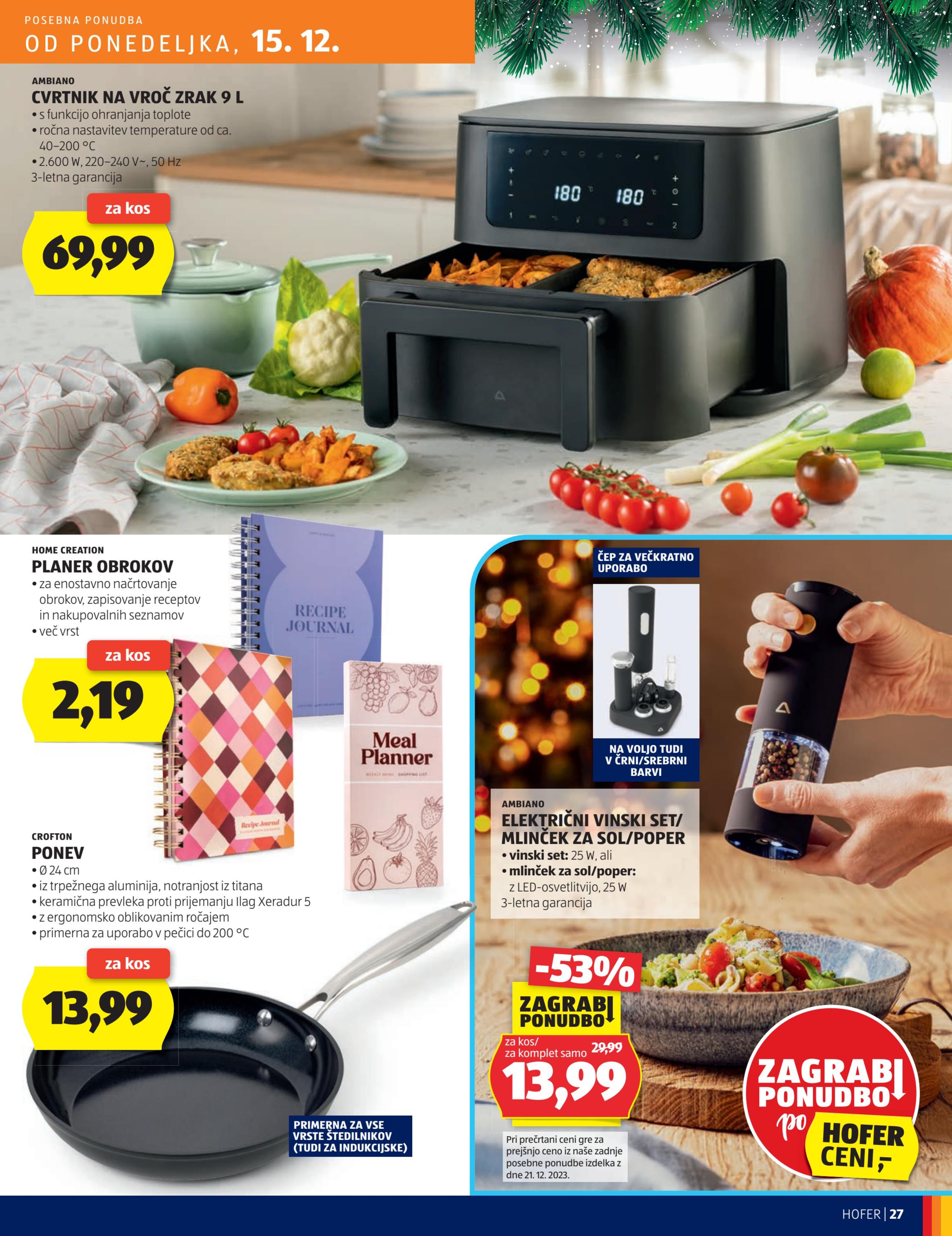 Stran 27. Hofer kataloga - Akcije od 11.12. do 20.12.2025.