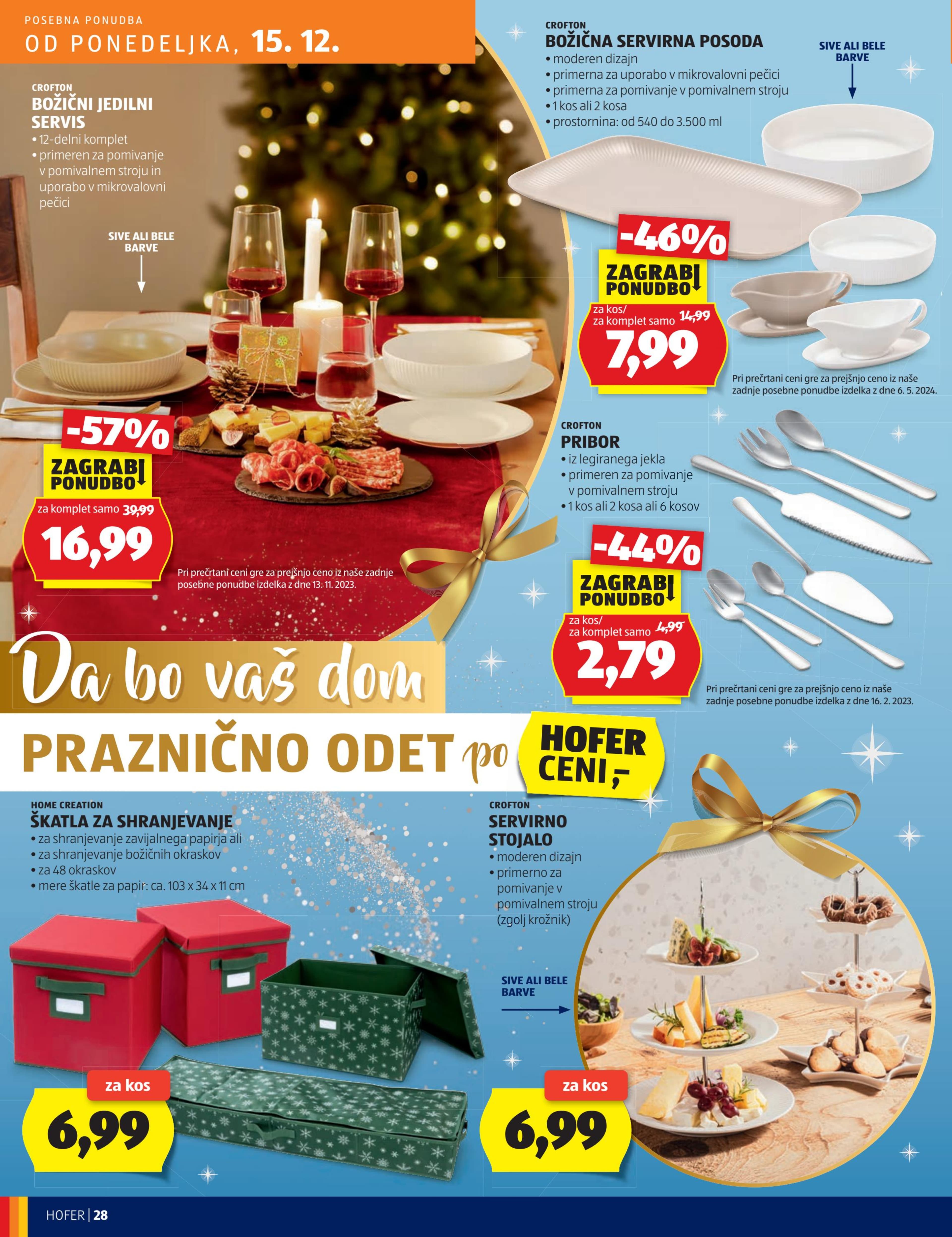 Stran 28. Hofer kataloga - Akcije od 11.12. do 20.12.2025.