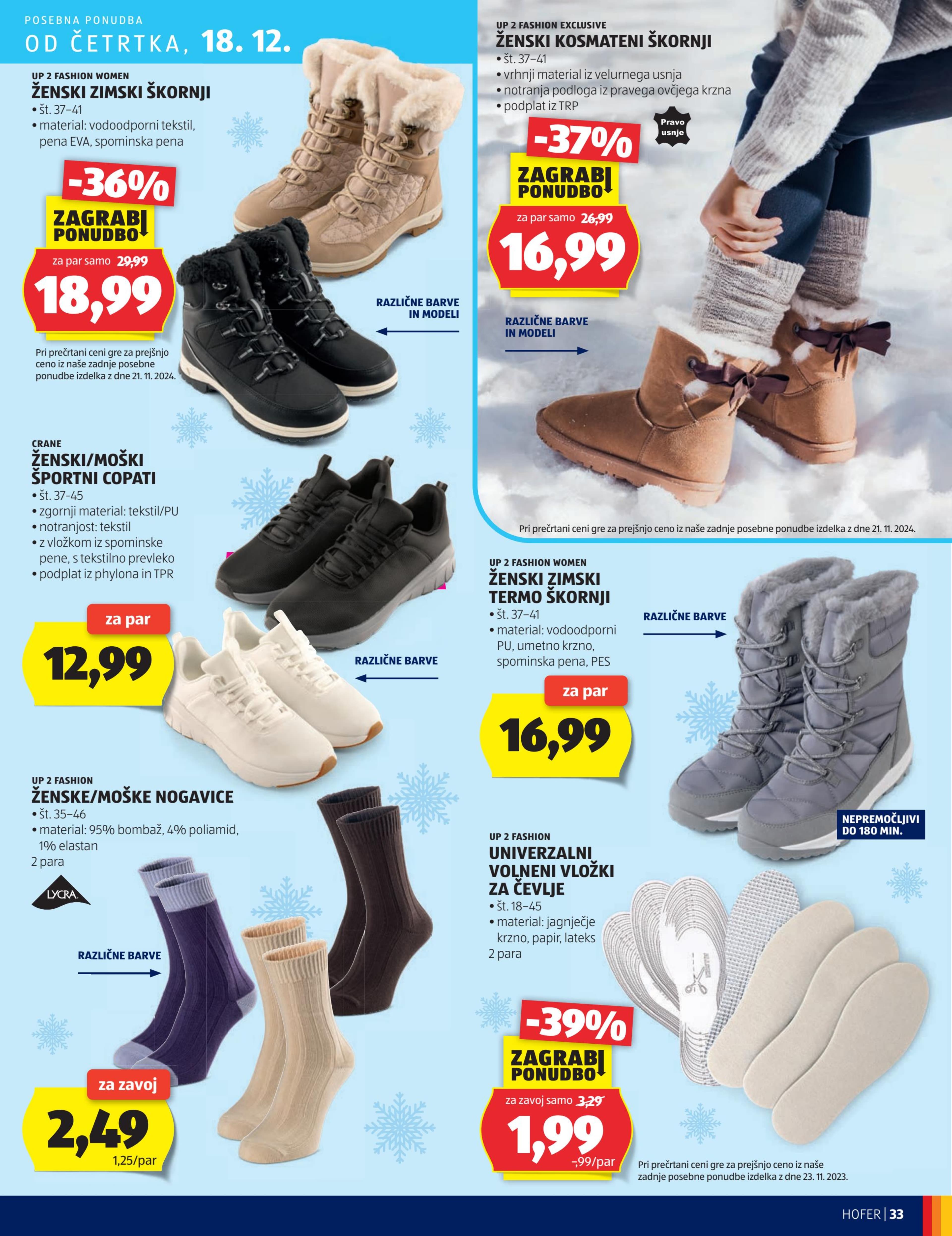 Stran 33. Hofer kataloga - Akcije od 11.12. do 20.12.2025.