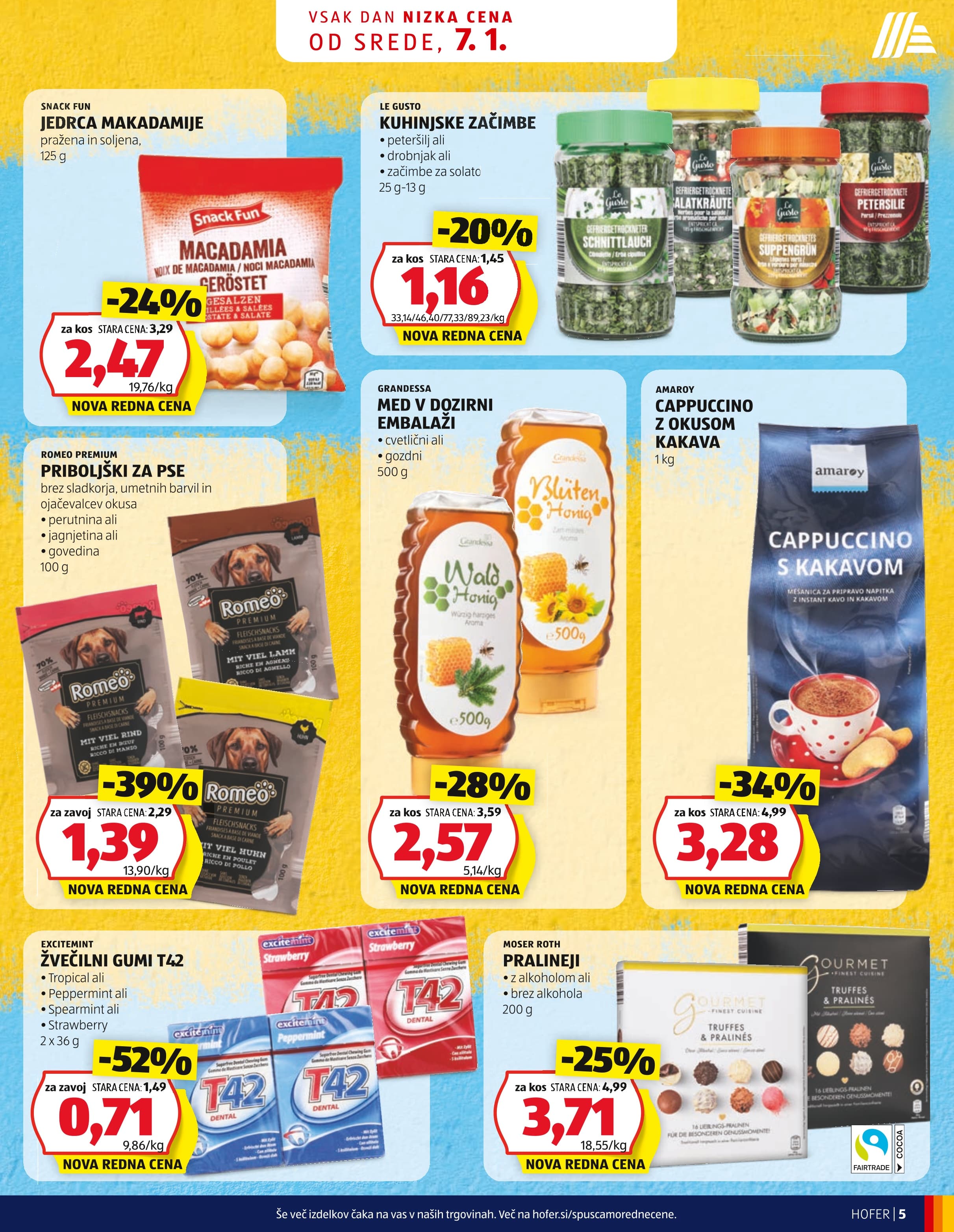 Stran 5. Hofer kataloga - Akcijska ponudba