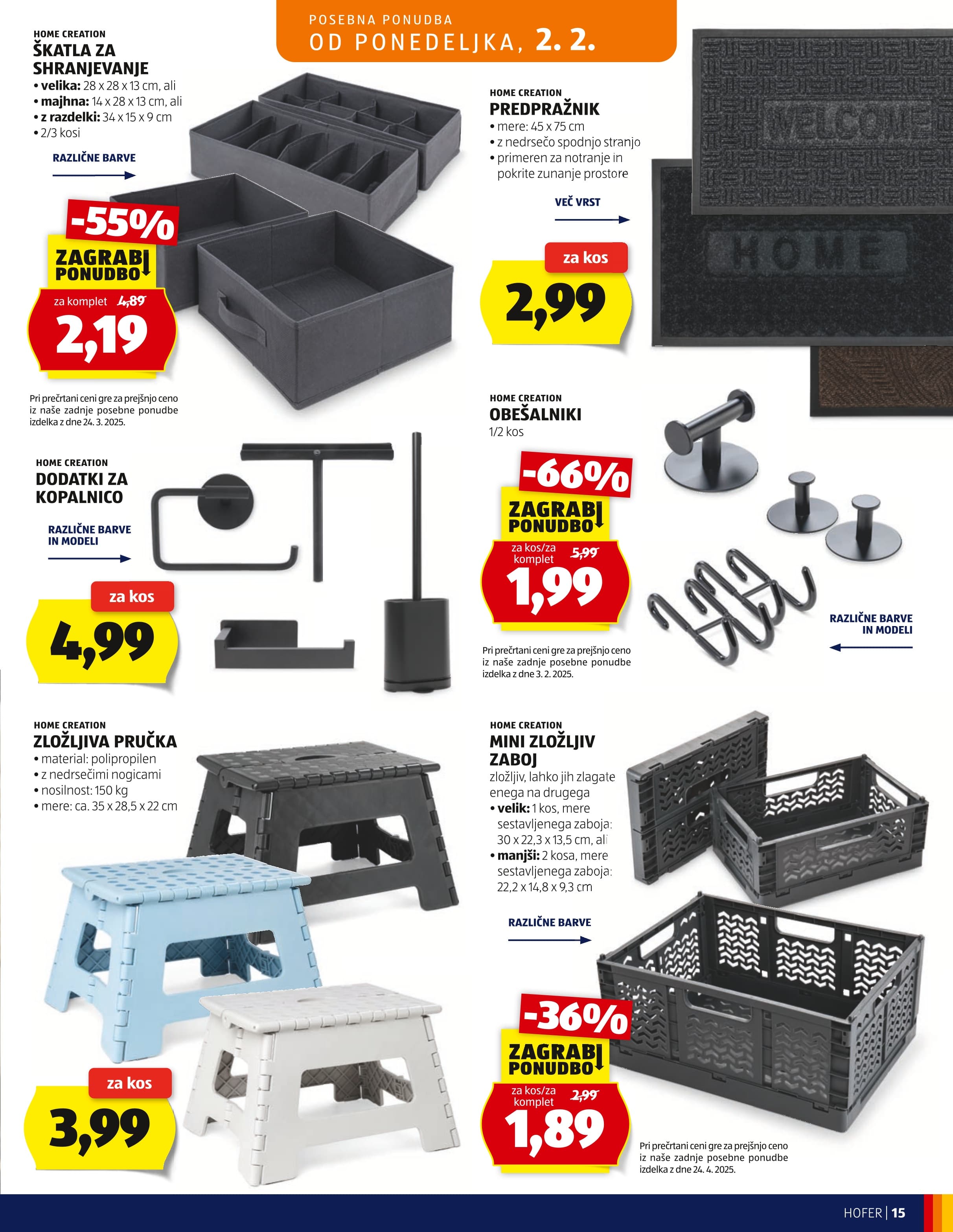 Stran 15. Hofer kataloga - Akcijska Ponudba