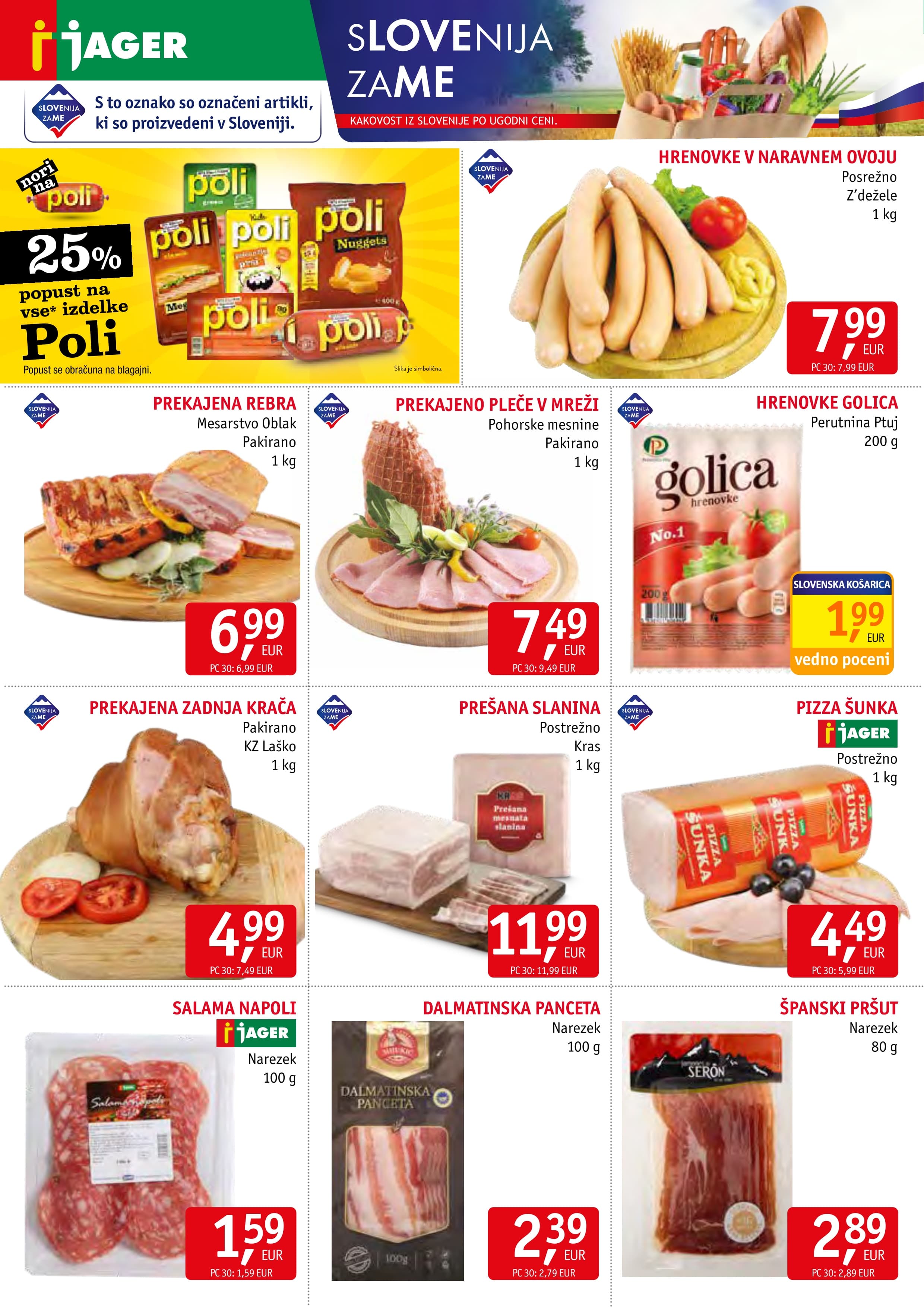 Stran 2. Jager kataloga - Živila