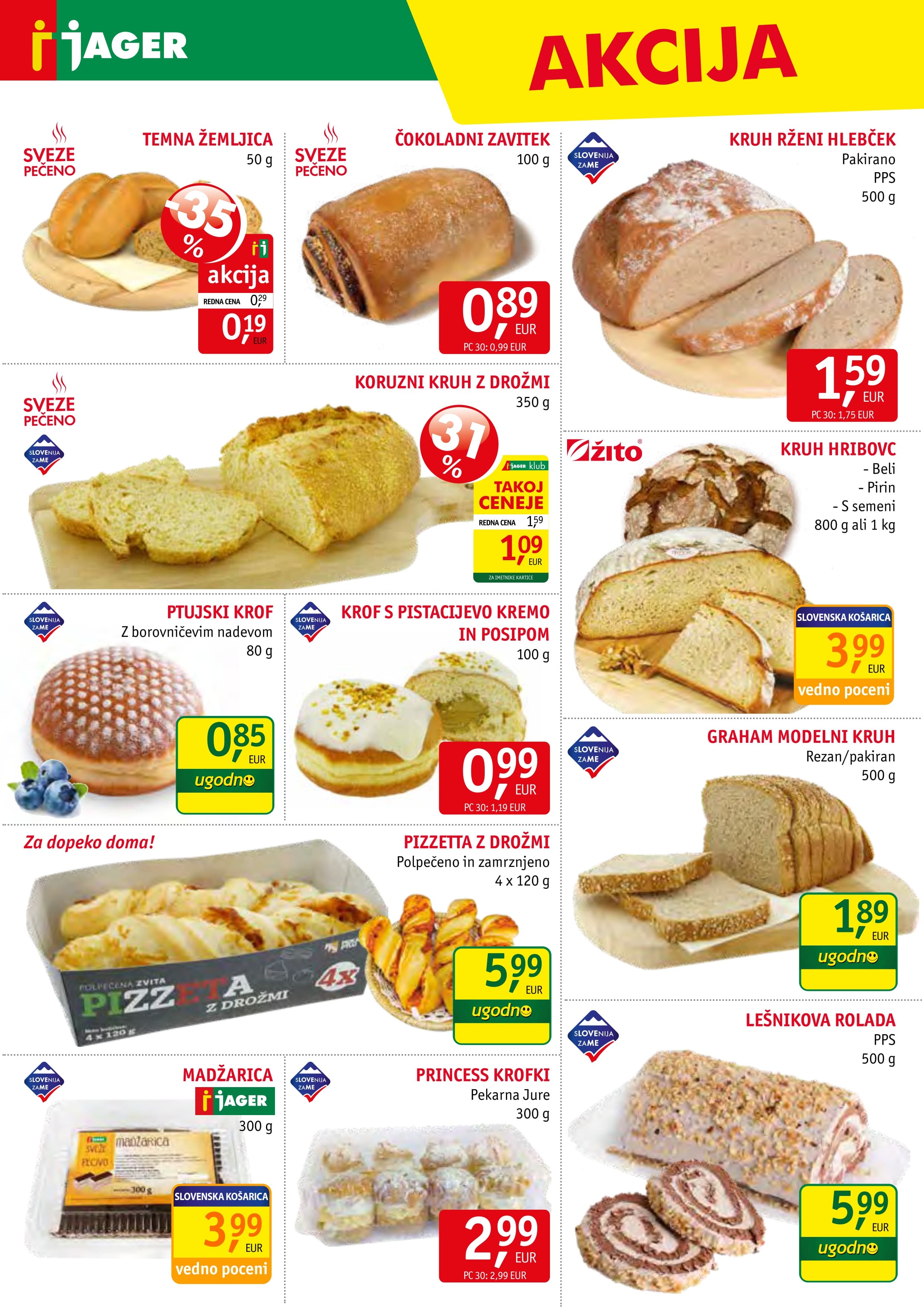 Stran 6. Jager kataloga - Živila