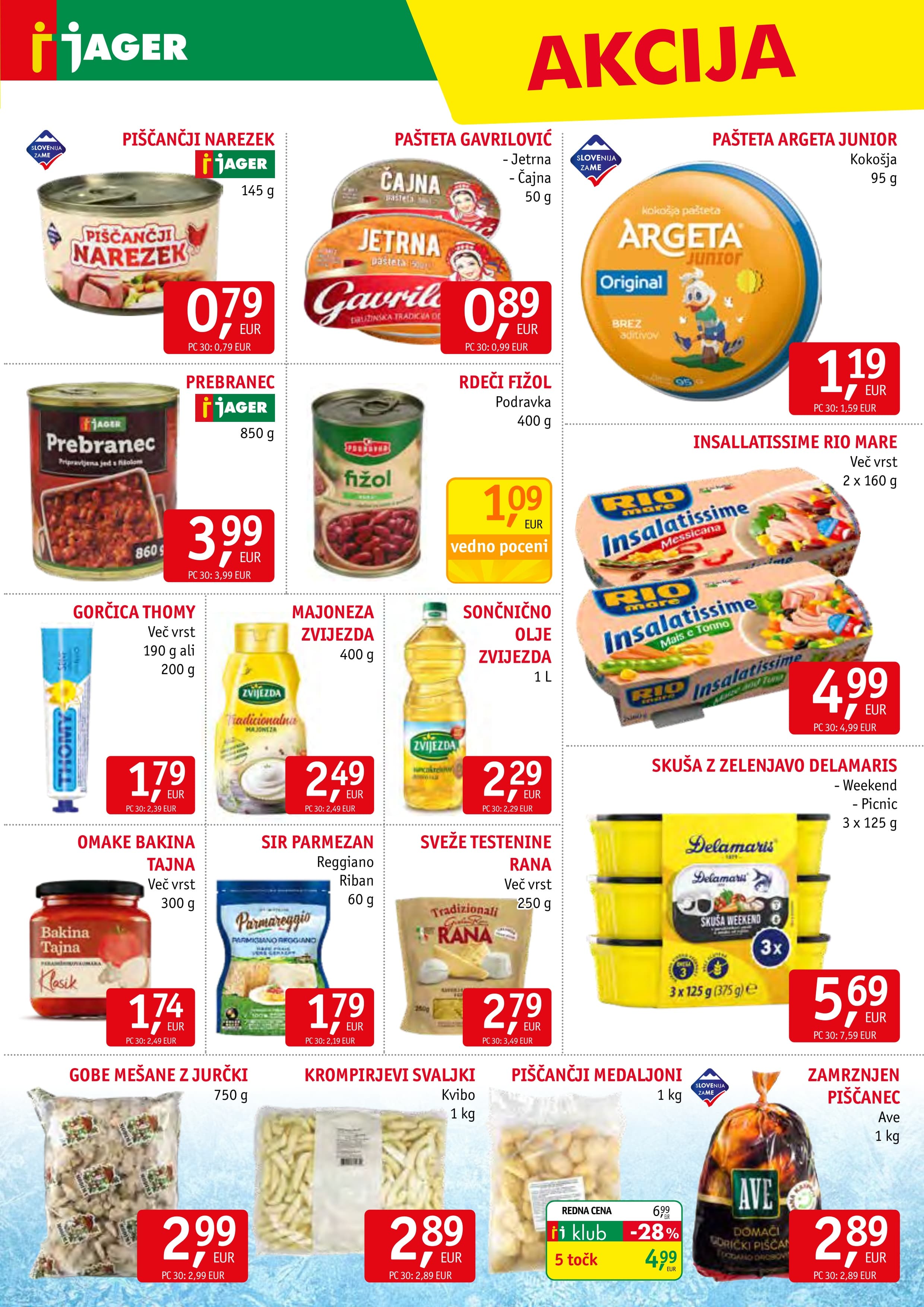 Stran 9. Jager kataloga - Živila