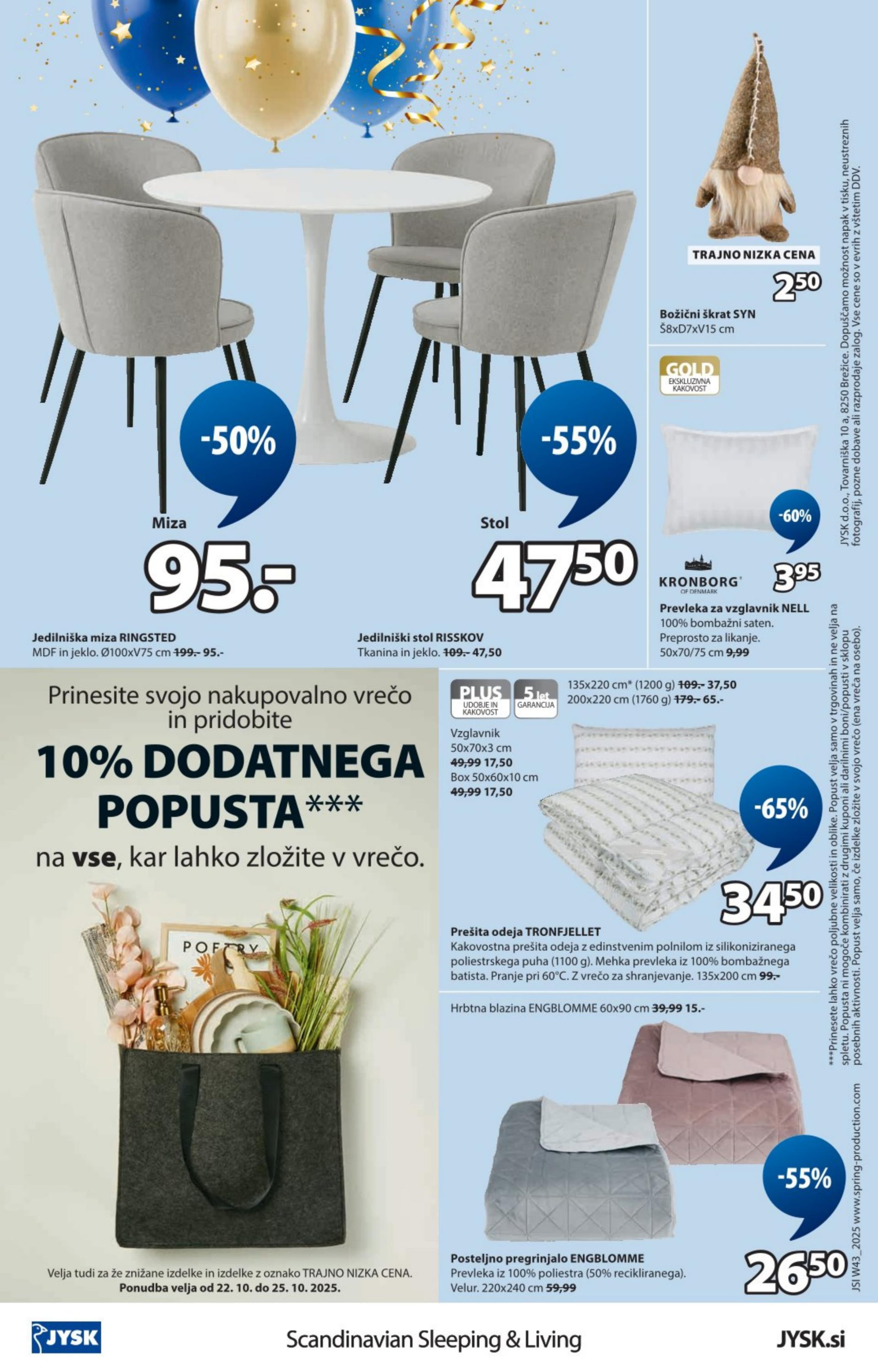 Stran 16. Jysk kataloga - Akcije od 22.10. do 30.11.2025.