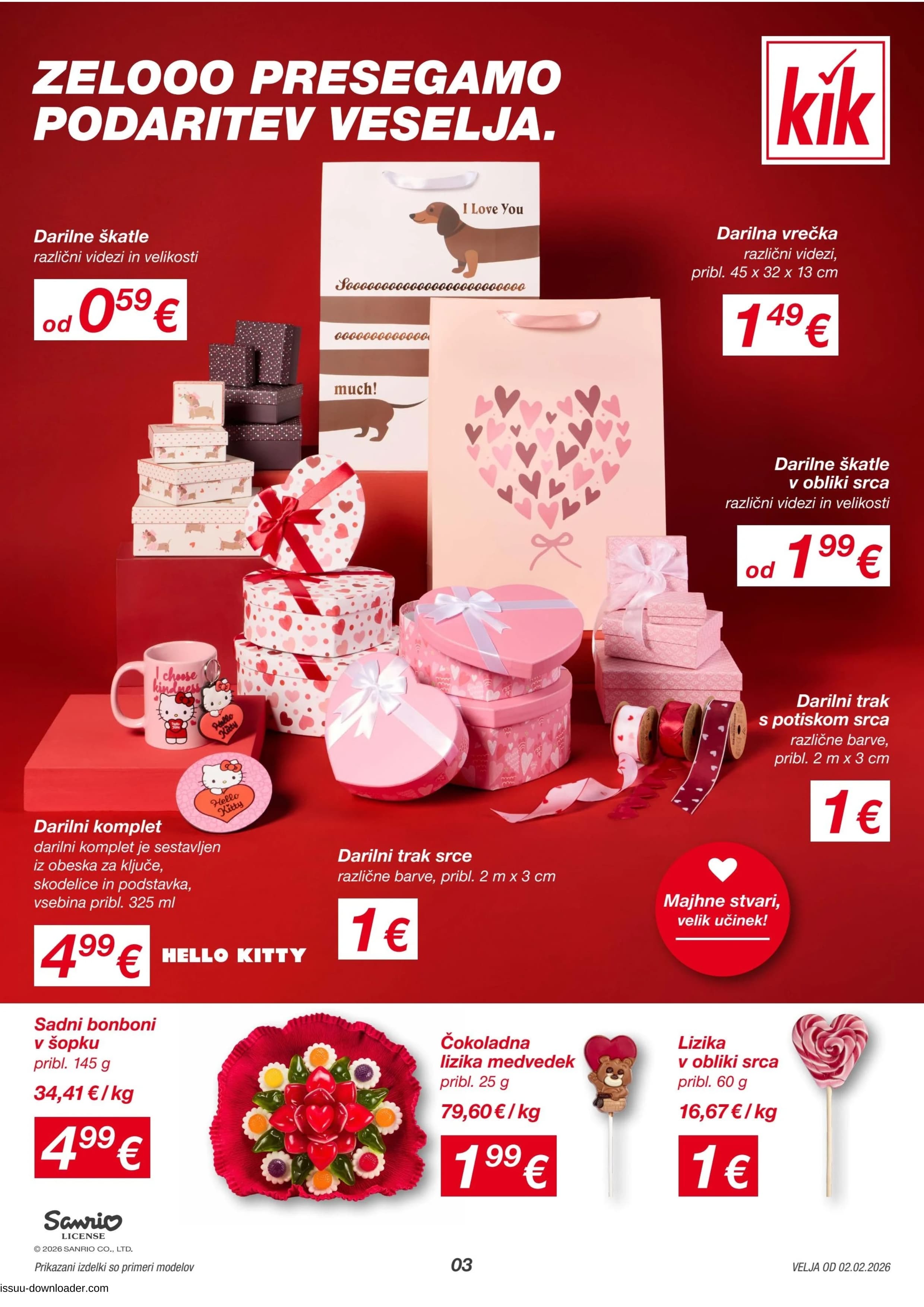 Stran 3. Kik kataloga - Februar 2026