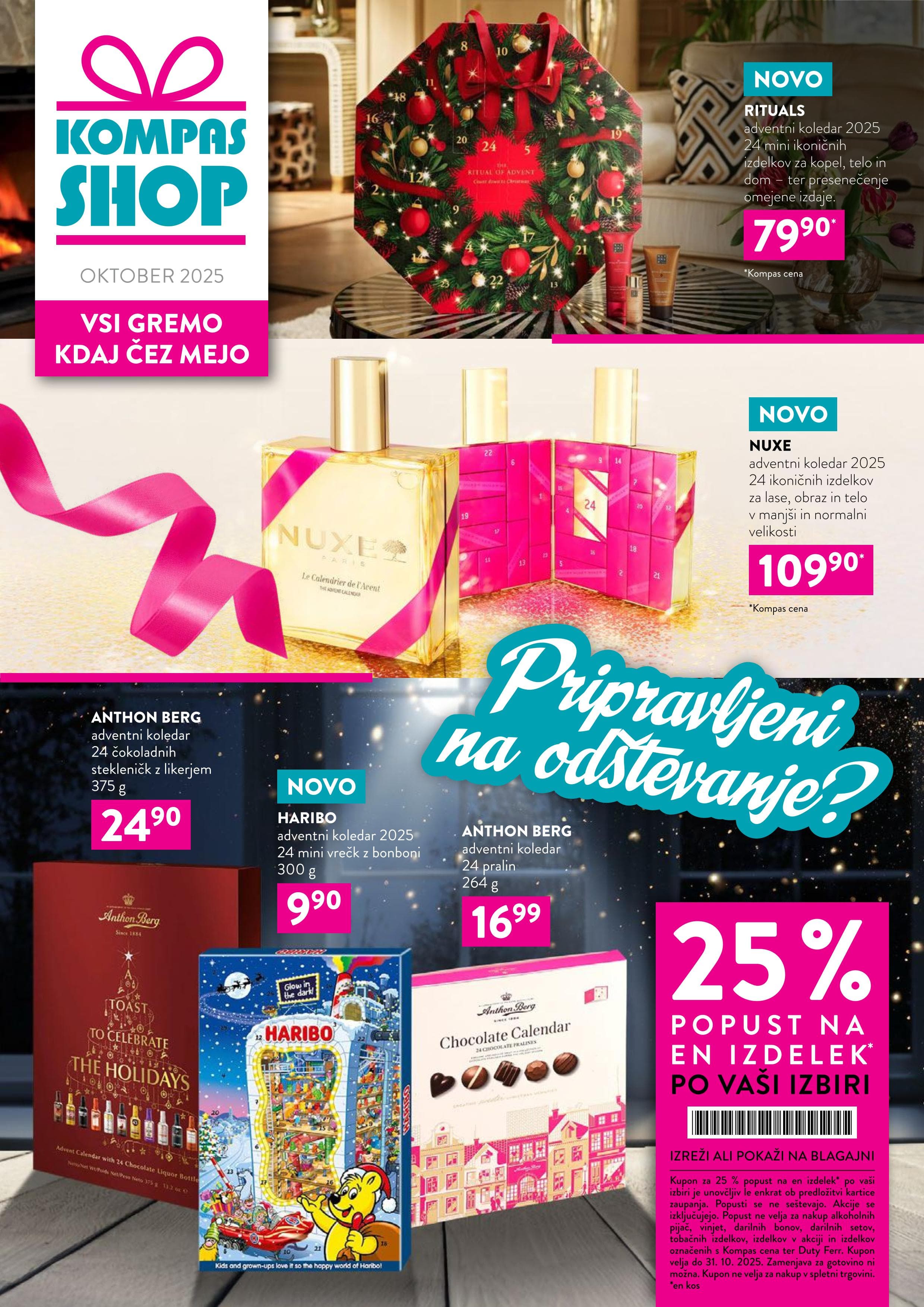 Stran 1. Kompas Shop kataloga - Akcije od 01.10. do 31.10.2025.