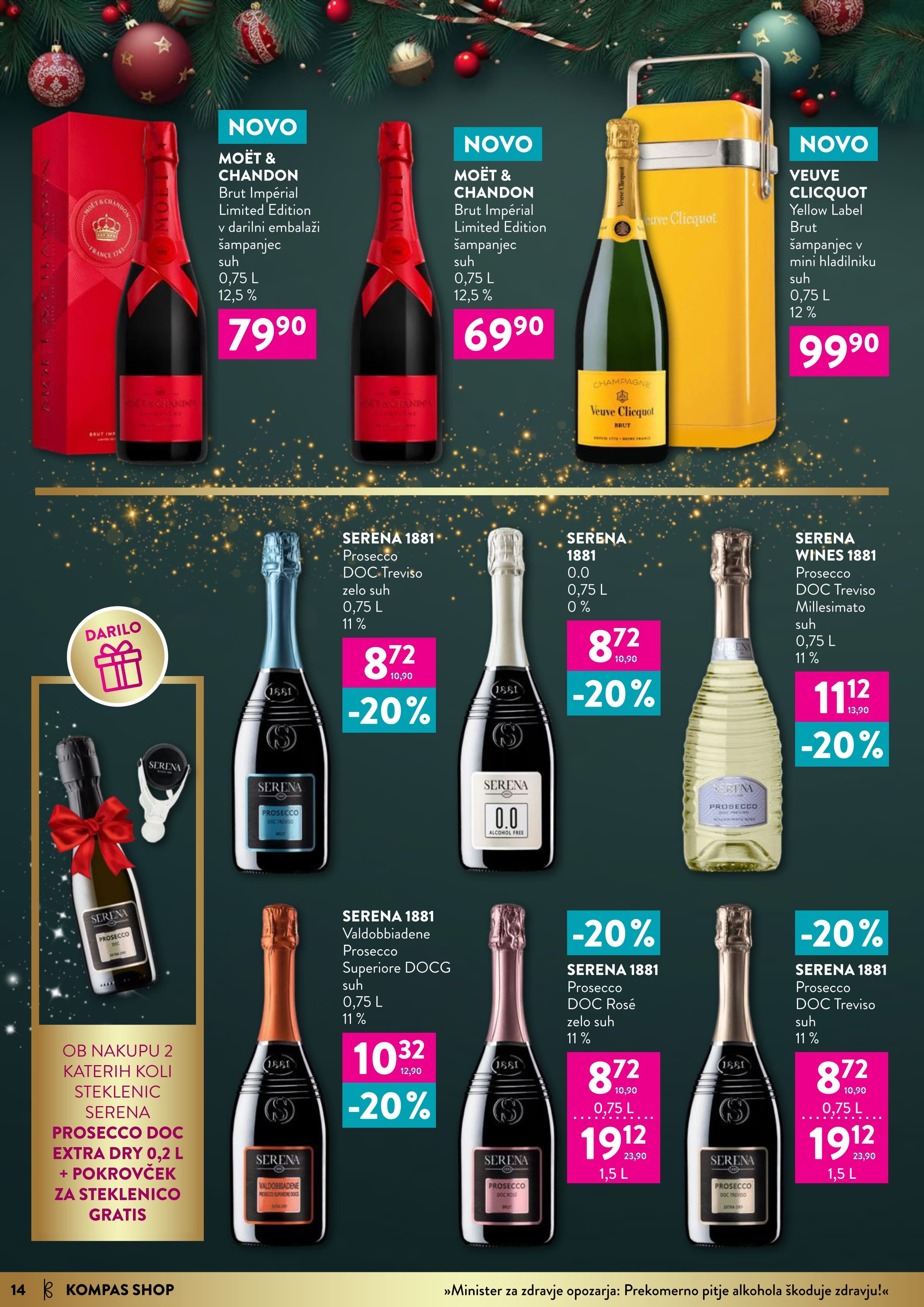 Stran 14. Kompas Shop kataloga - Akcije od 01.12. do 05.01.2026.