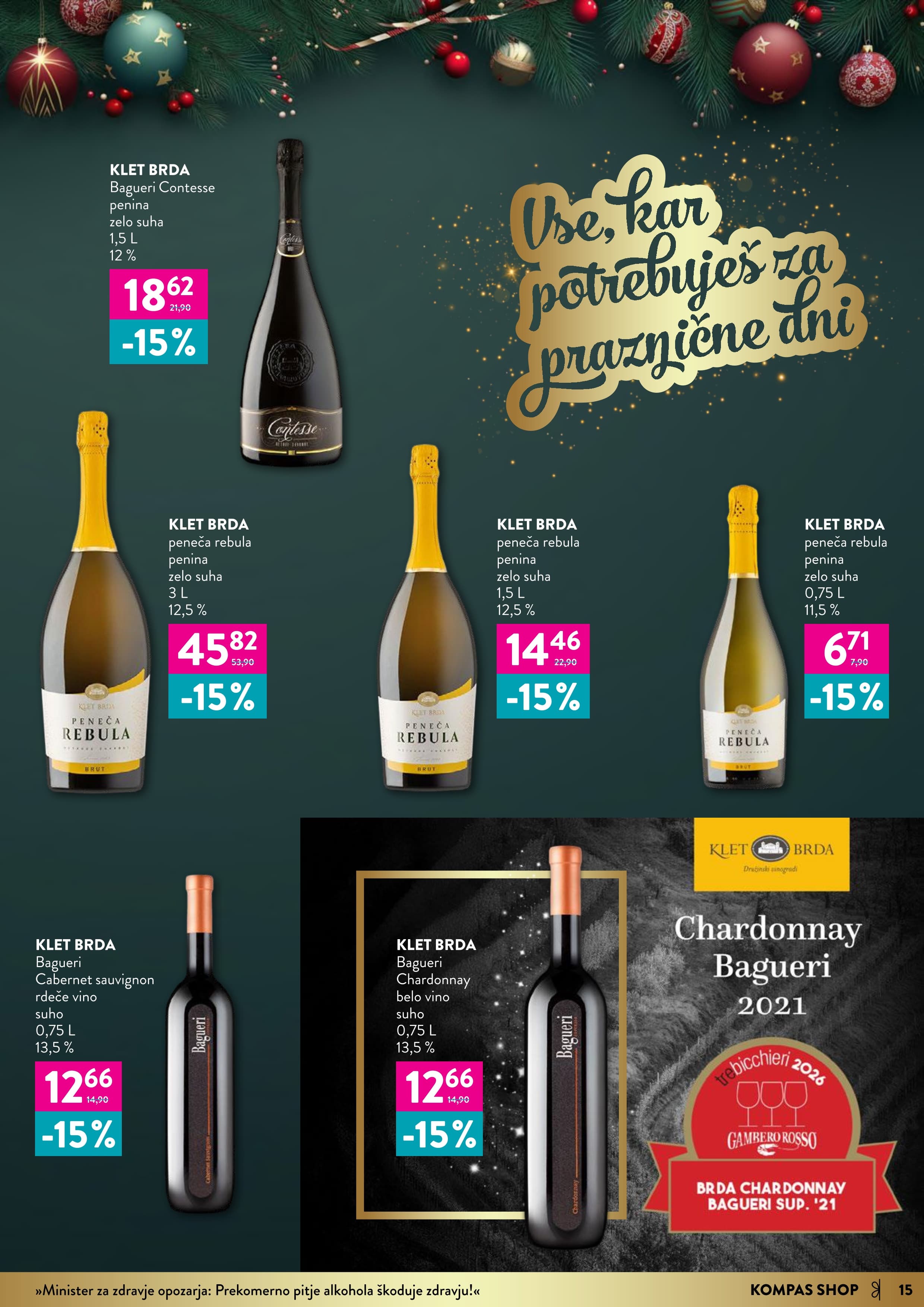 Stran 15. Kompas Shop kataloga - Akcije od 01.12. do 05.01.2026.