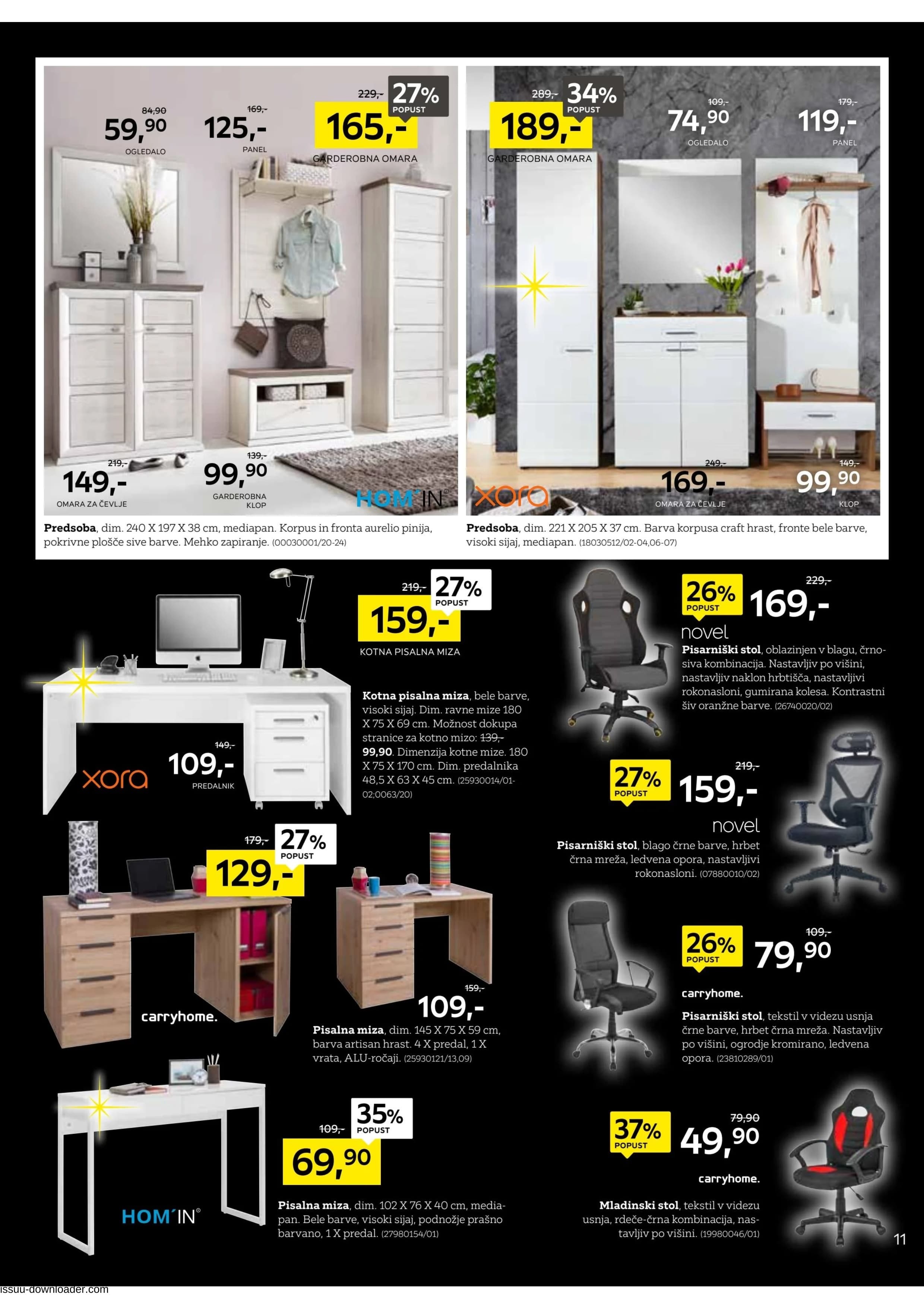 Stran 11. Lesnina kataloga - Akcije od 04.11. do 15.11.2025.