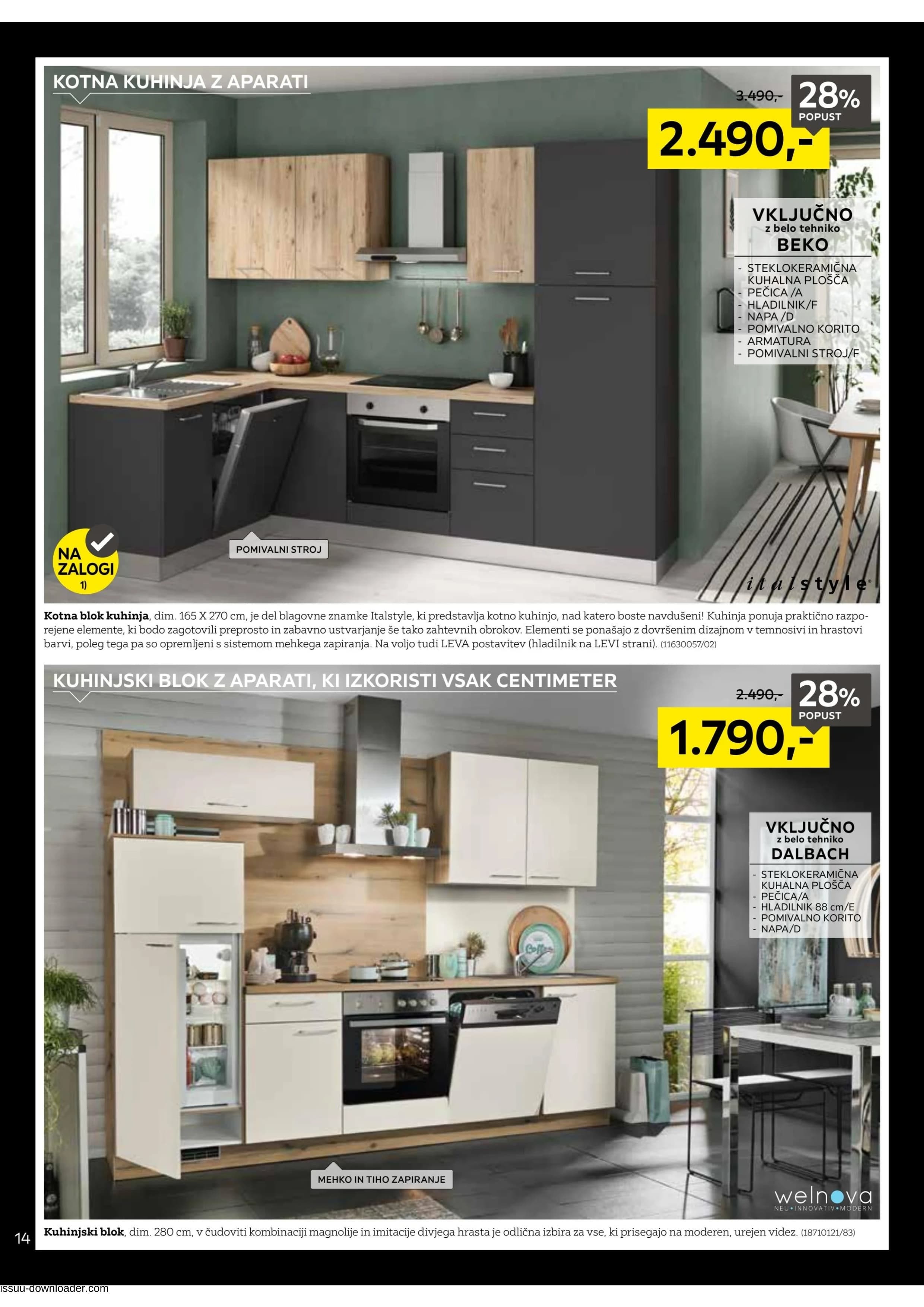 Stran 14. Lesnina kataloga - Akcije od 04.11. do 15.11.2025.