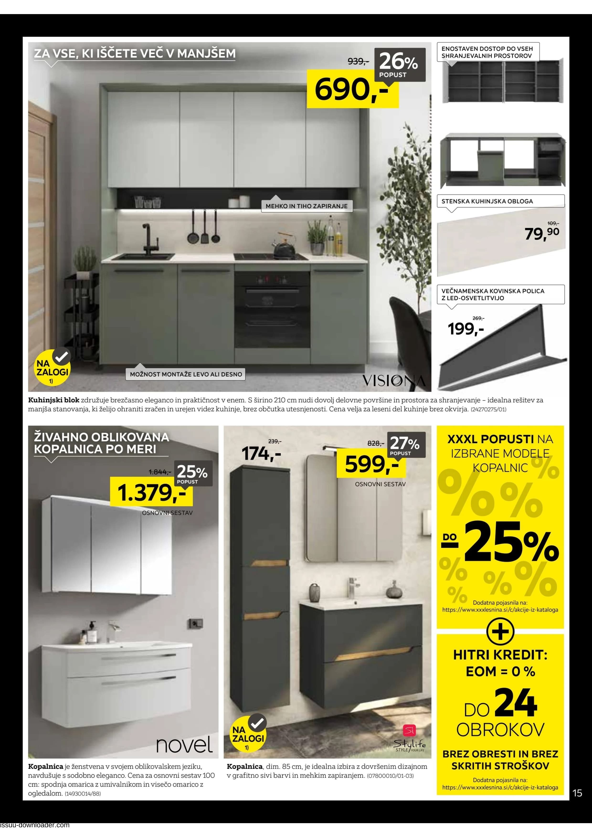 Stran 15. Lesnina kataloga - Akcije od 04.11. do 15.11.2025.