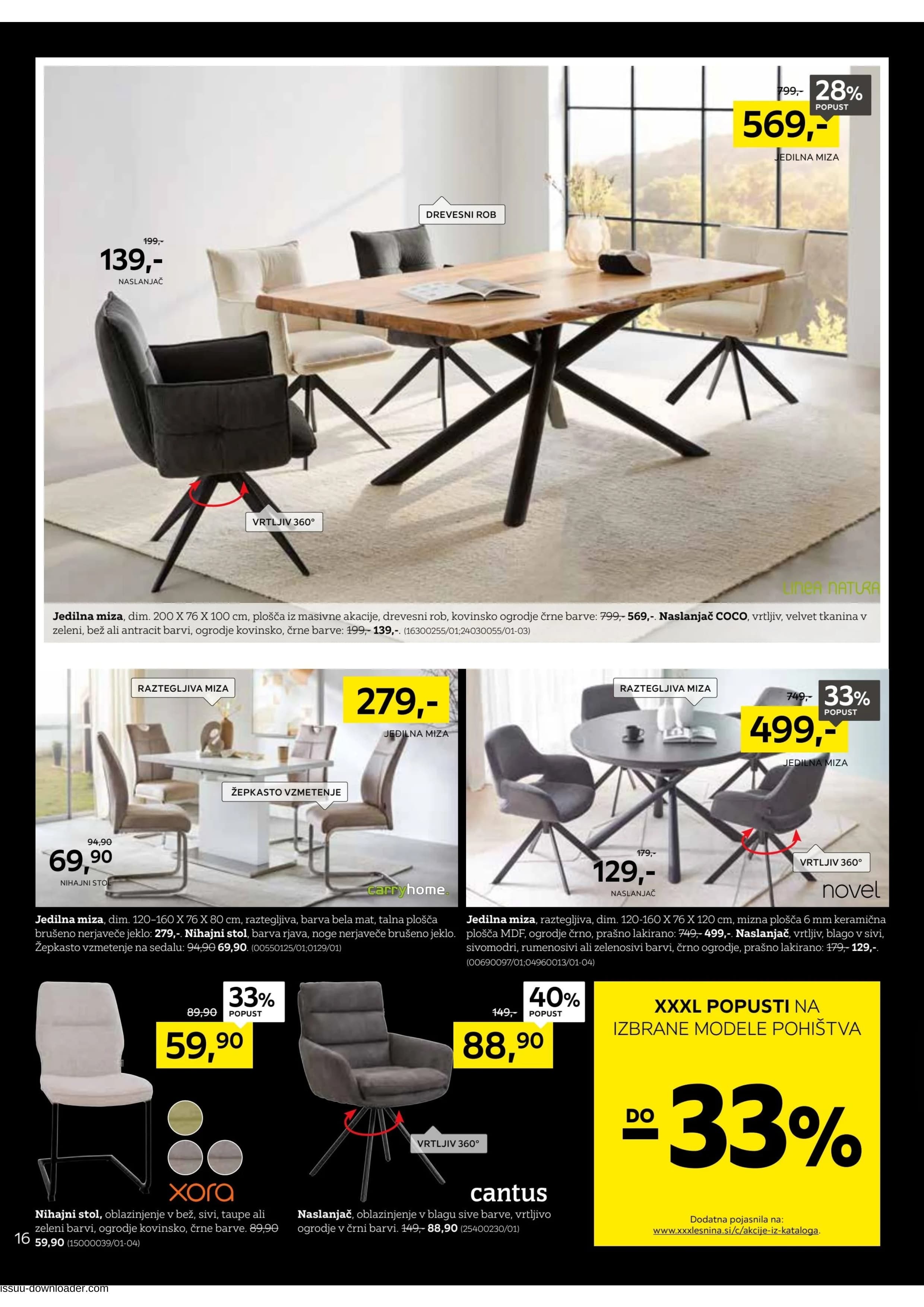 Stran 16. Lesnina kataloga - Akcije od 04.11. do 15.11.2025.