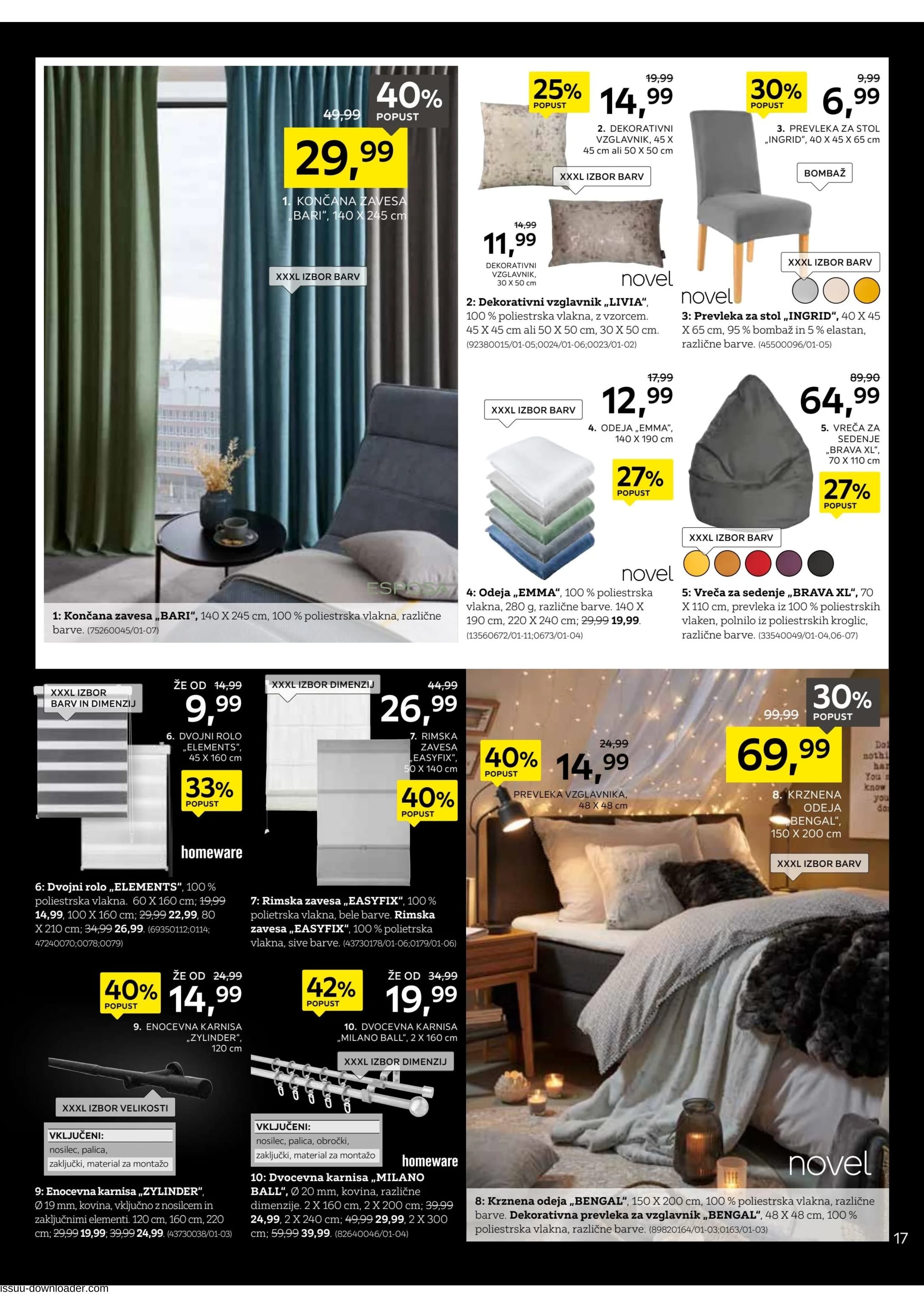 Stran 17. Lesnina kataloga - Akcije od 04.11. do 15.11.2025.