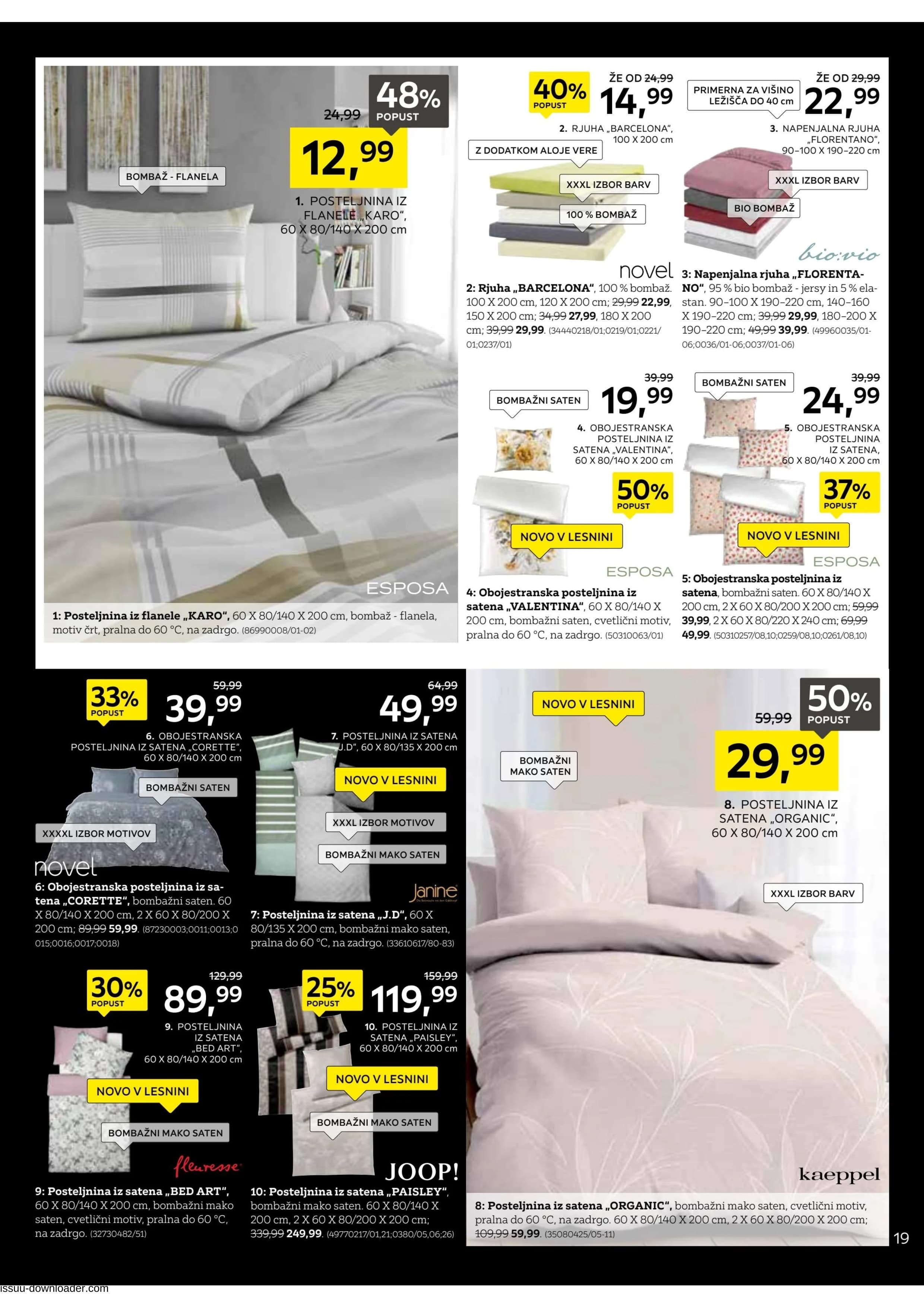 Stran 19. Lesnina kataloga - Akcije od 04.11. do 15.11.2025.