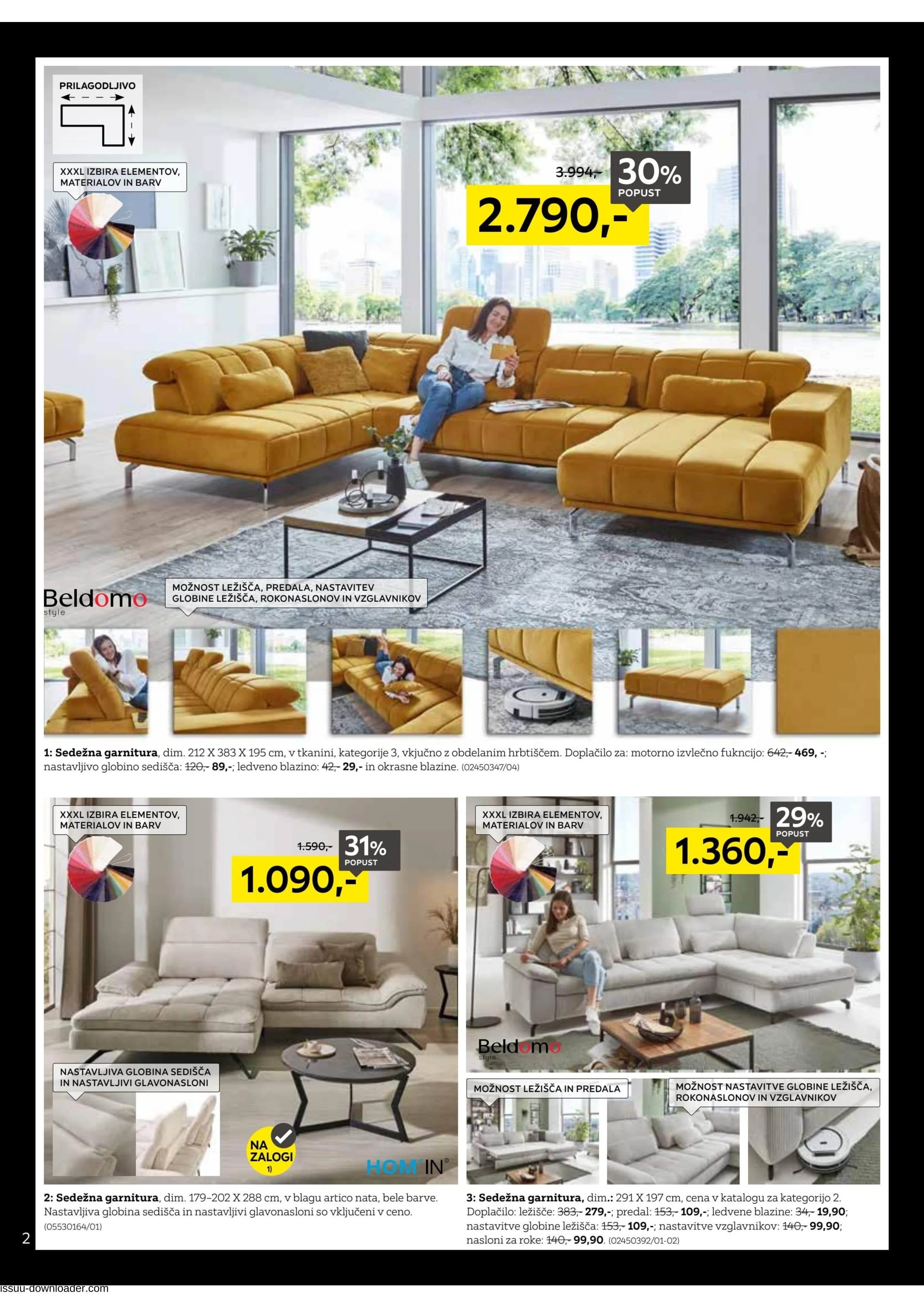 Stran 2. Lesnina kataloga - Akcije od 04.11. do 15.11.2025.