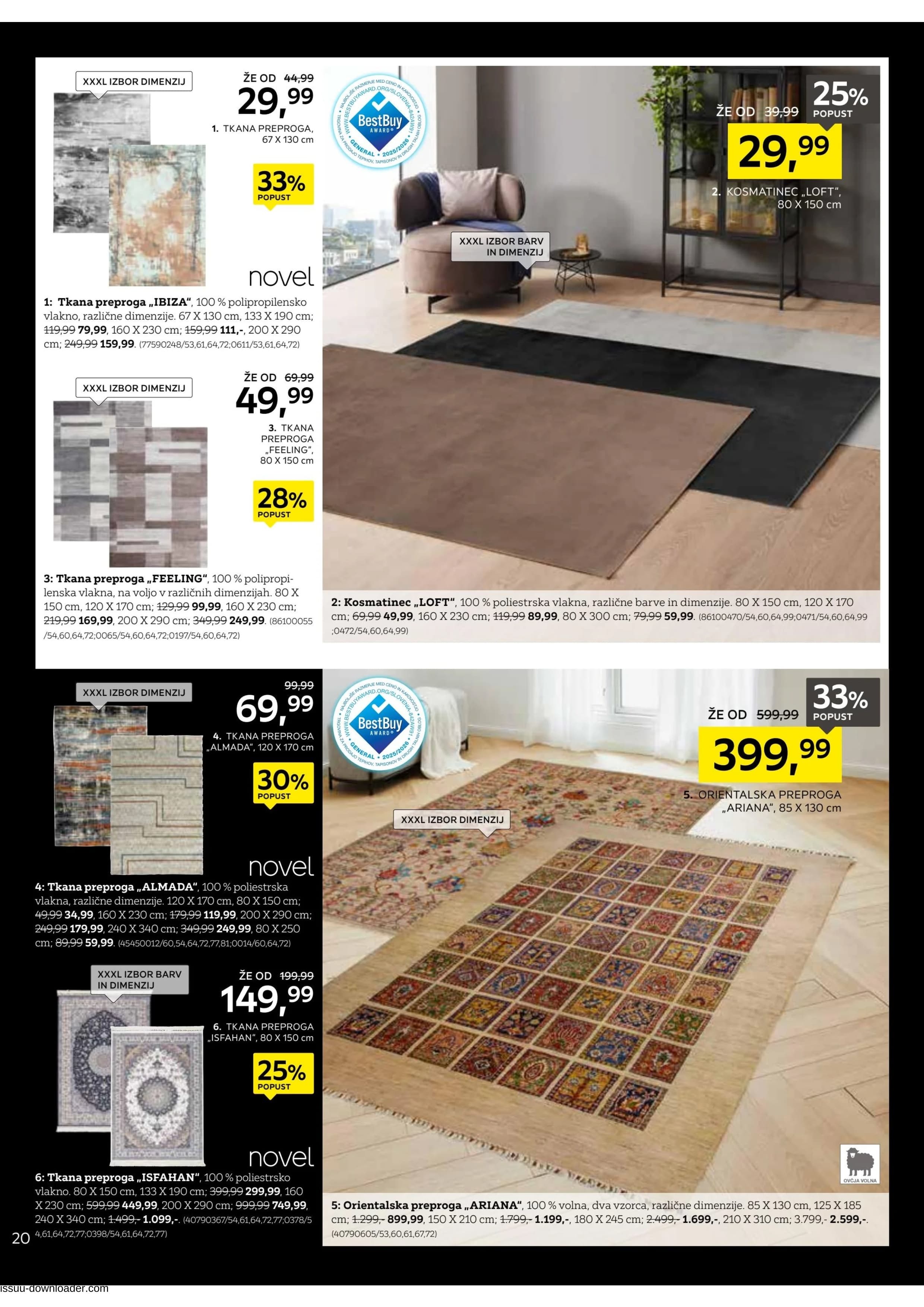 Stran 20. Lesnina kataloga - Akcije od 04.11. do 15.11.2025.