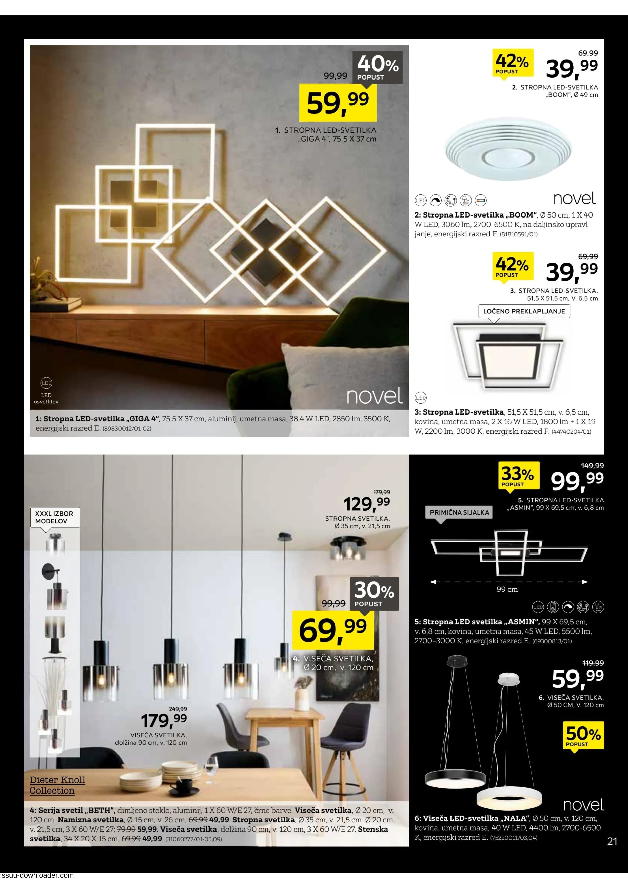 Stran 21. Lesnina kataloga - Akcije od 04.11. do 15.11.2025.