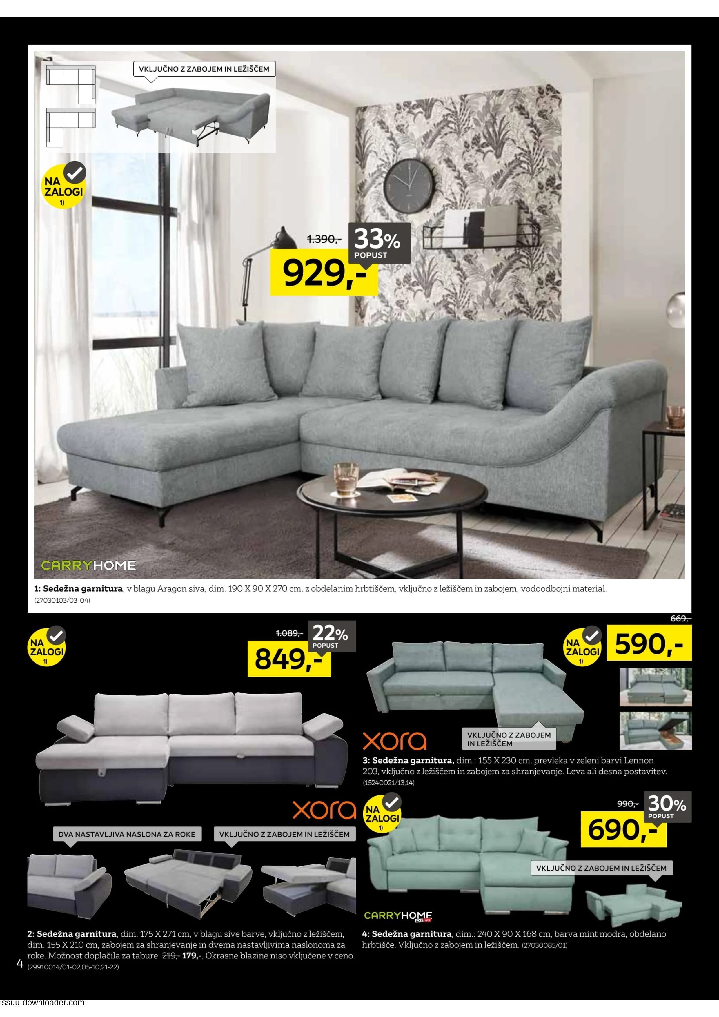 Stran 4. Lesnina kataloga - Akcije od 04.11. do 15.11.2025.