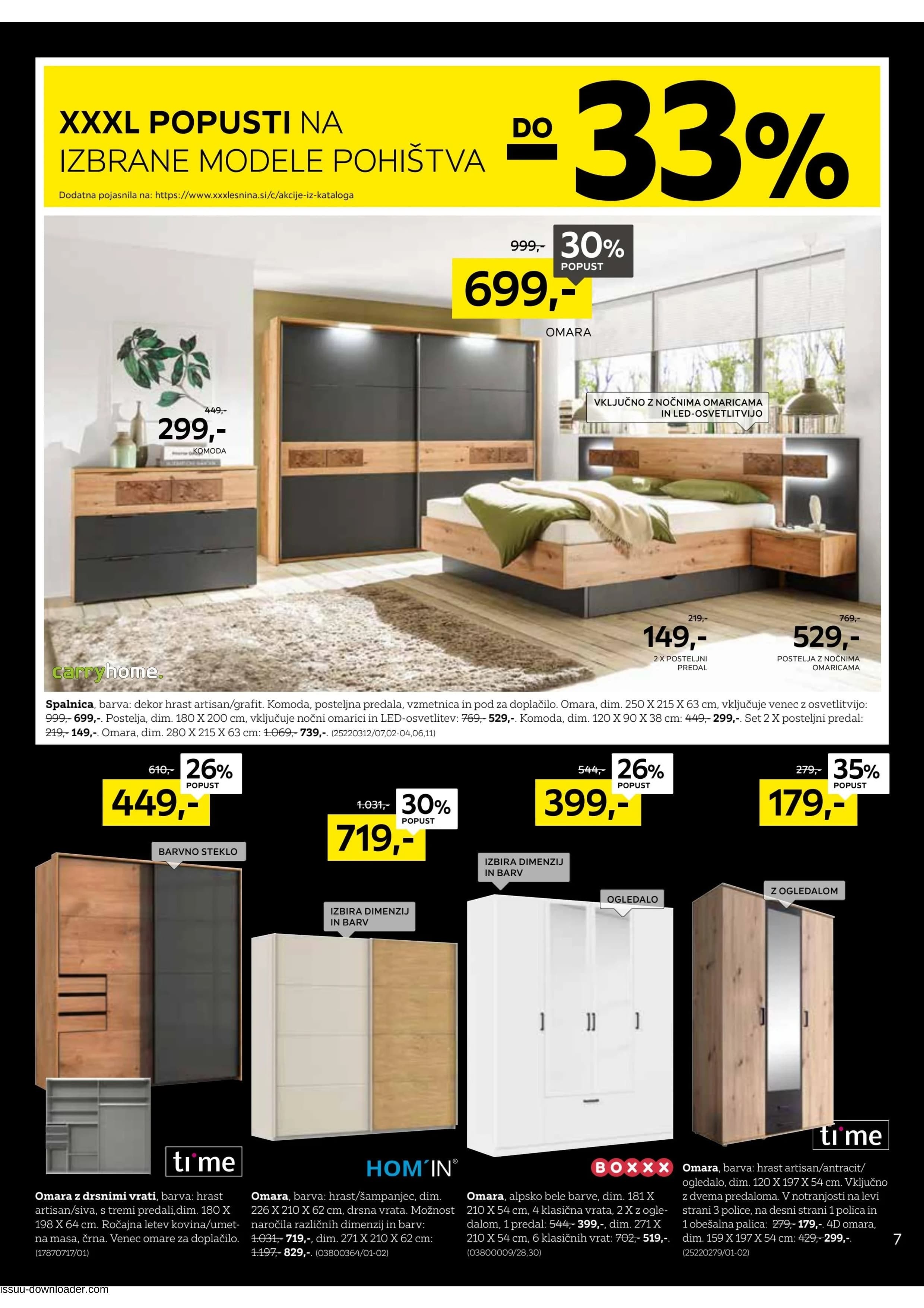 Stran 7. Lesnina kataloga - Akcije od 04.11. do 15.11.2025.