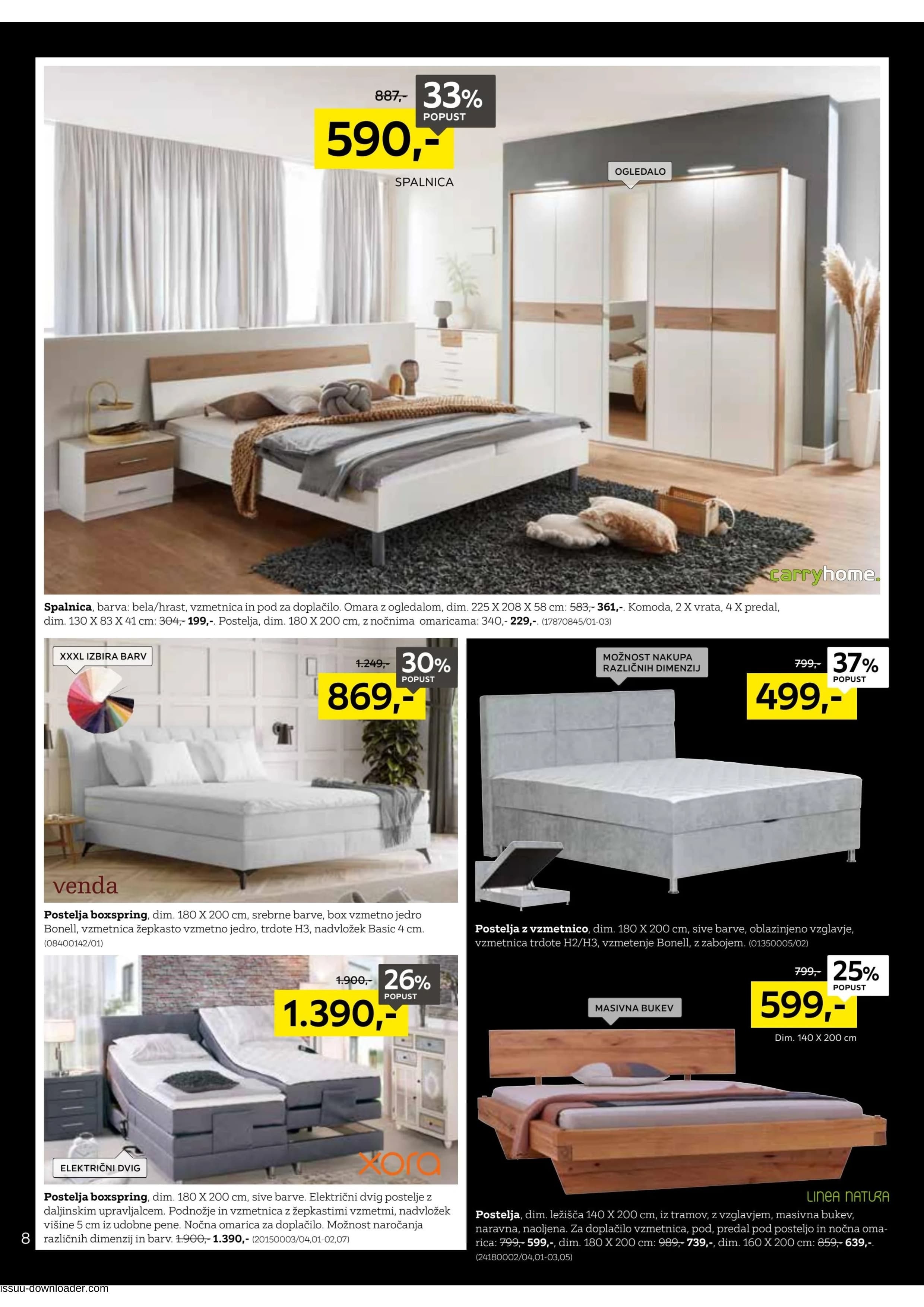 Stran 8. Lesnina kataloga - Akcije od 04.11. do 15.11.2025.