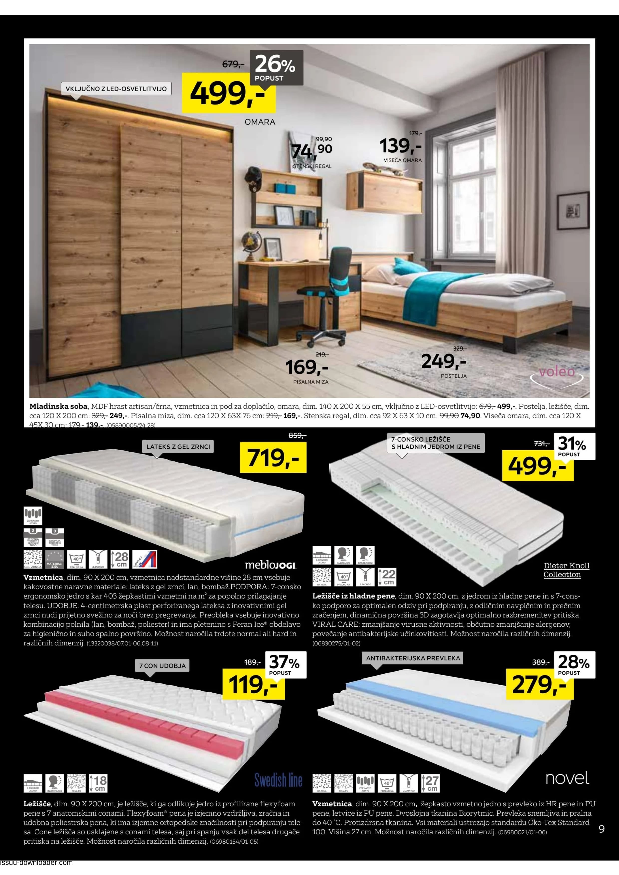 Stran 9. Lesnina kataloga - Akcije od 04.11. do 15.11.2025.