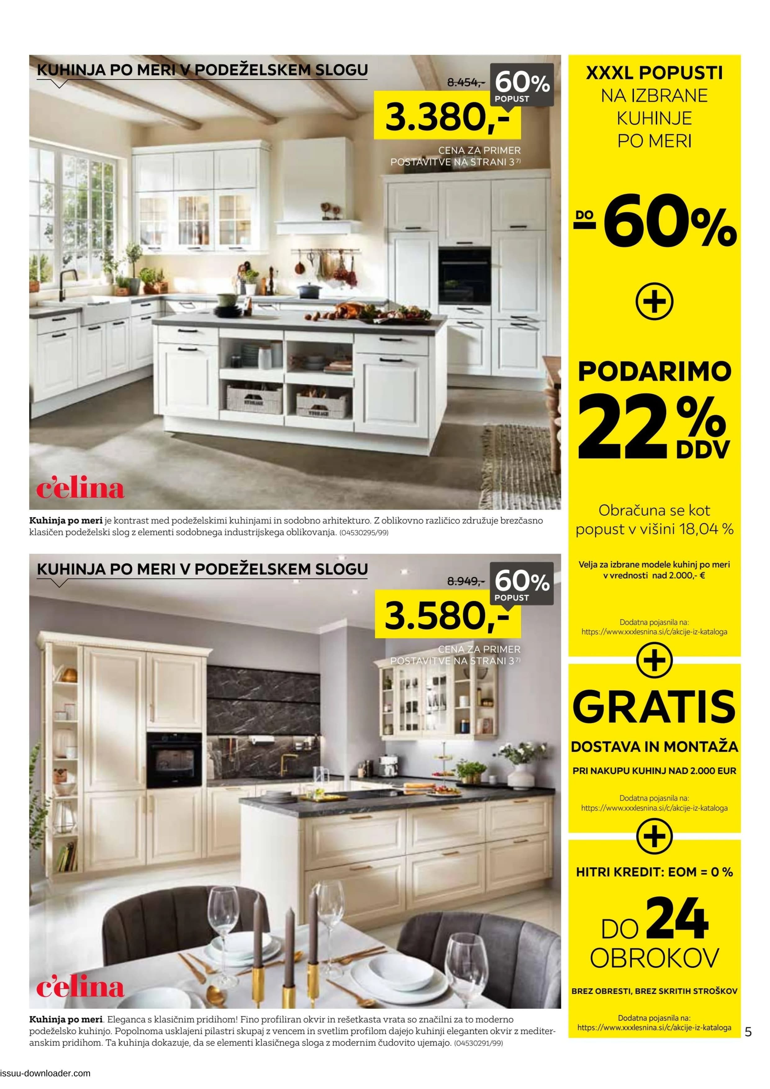 Stran 5. Lesnina kataloga - Akcije od 04.11. do 15.11.2025.