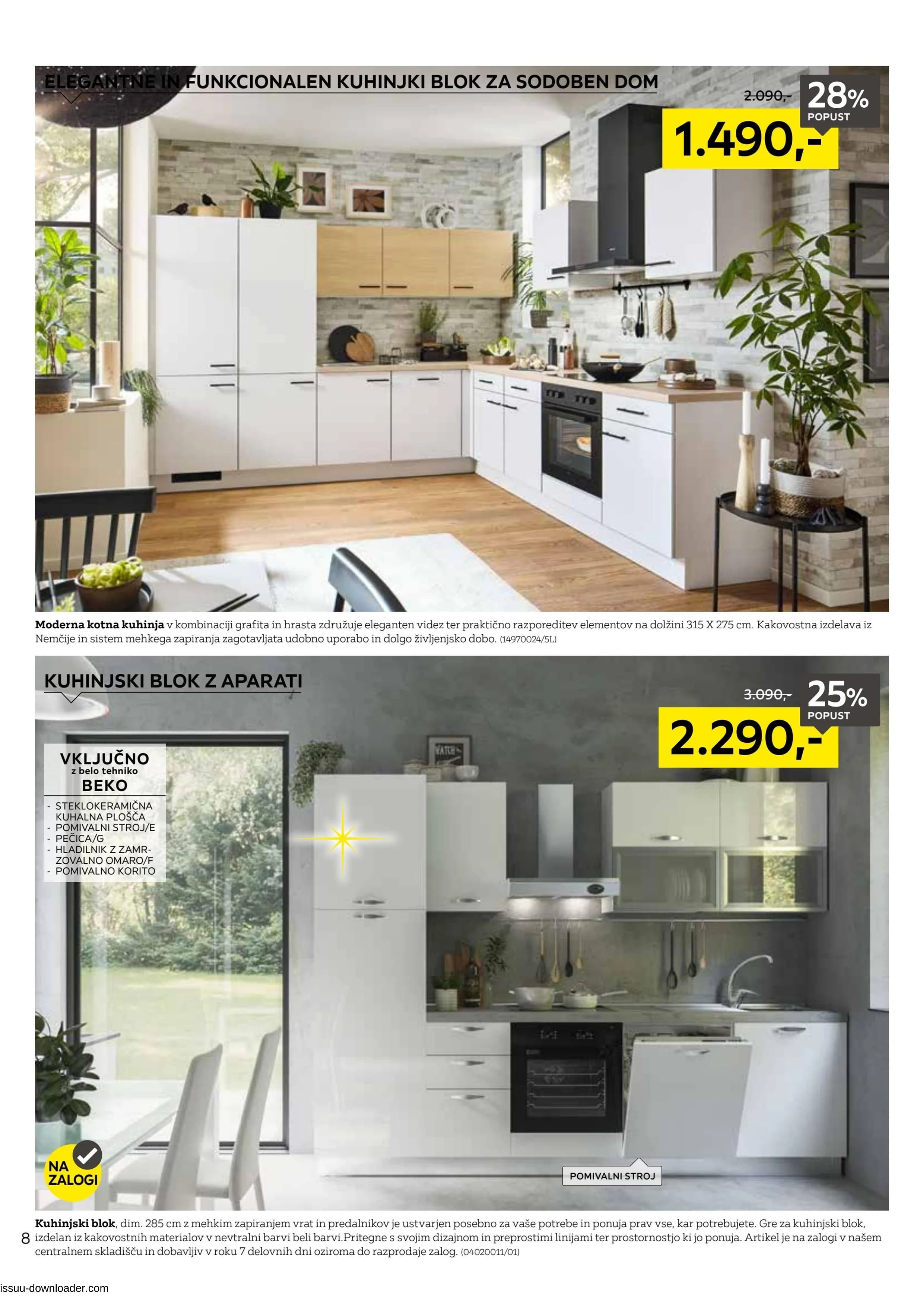 Stran 8. Lesnina kataloga - Akcije od 04.11. do 15.11.2025.