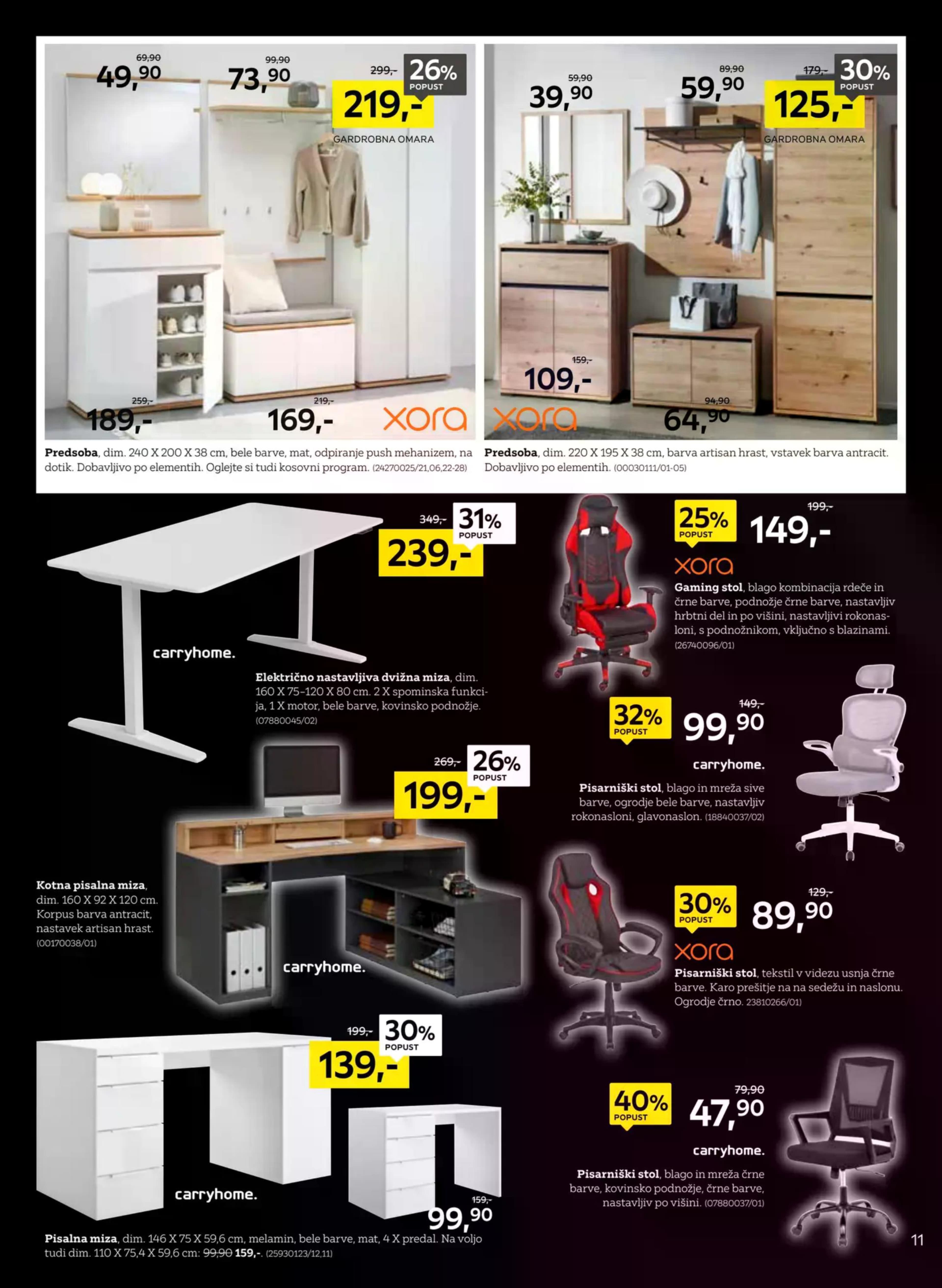 Stran 11. Lesnina kataloga - Akcije od 17.11. do 22.11.2025.