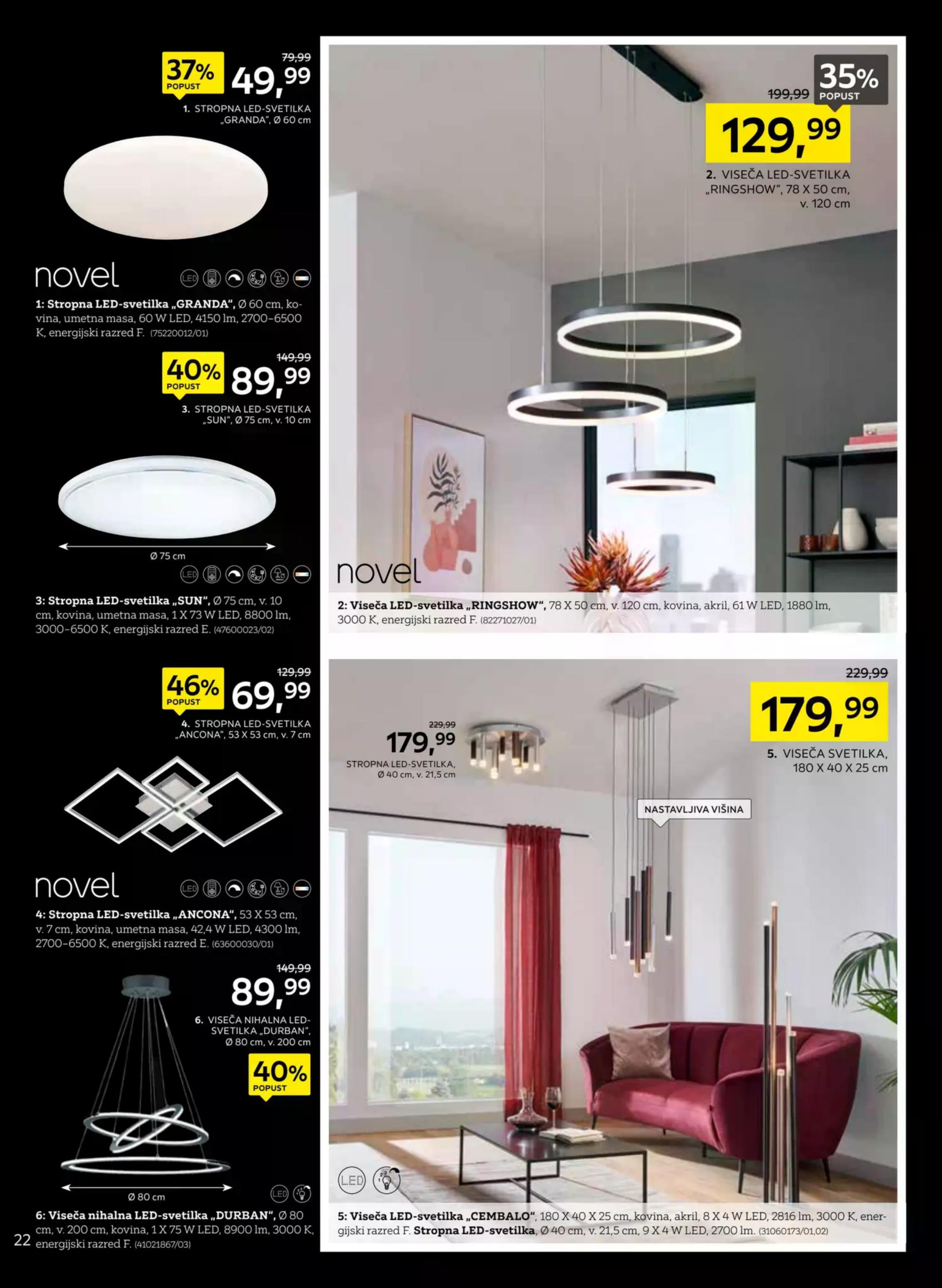 Stran 22. Lesnina kataloga - Akcije od 17.11. do 22.11.2025.