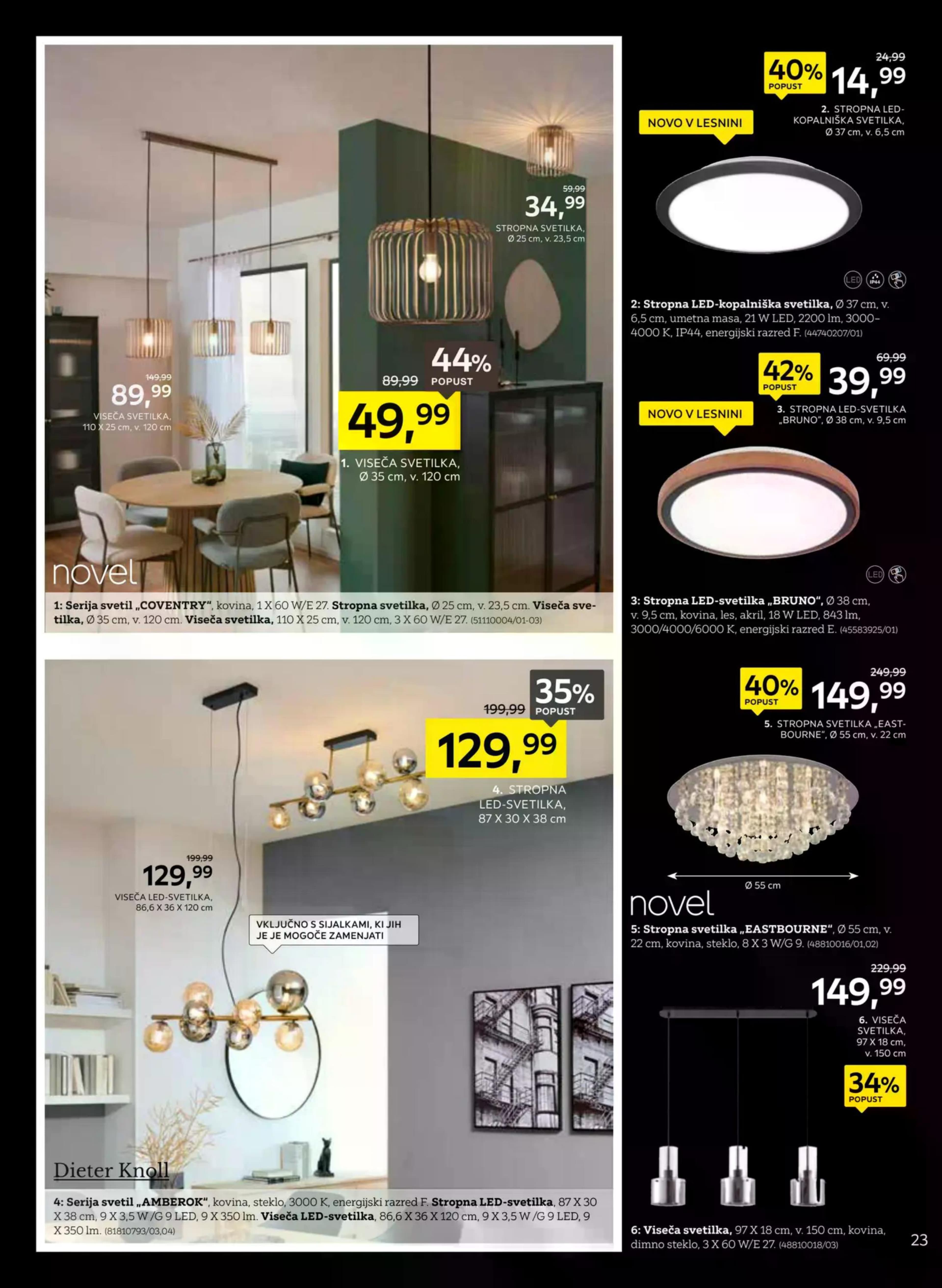 Stran 23. Lesnina kataloga - Akcije od 17.11. do 22.11.2025.