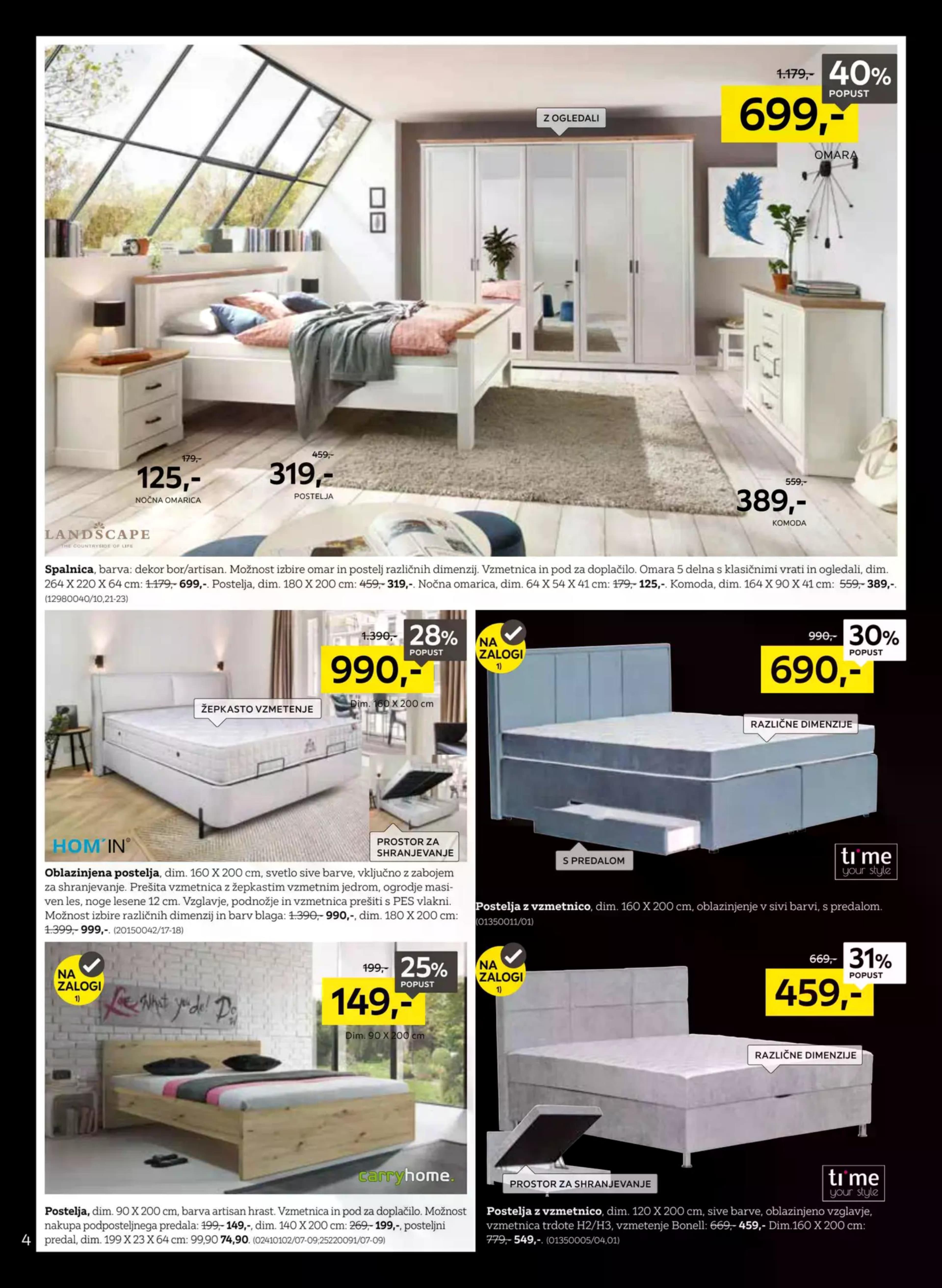 Stran 4. Lesnina kataloga - Akcije od 17.11. do 22.11.2025.