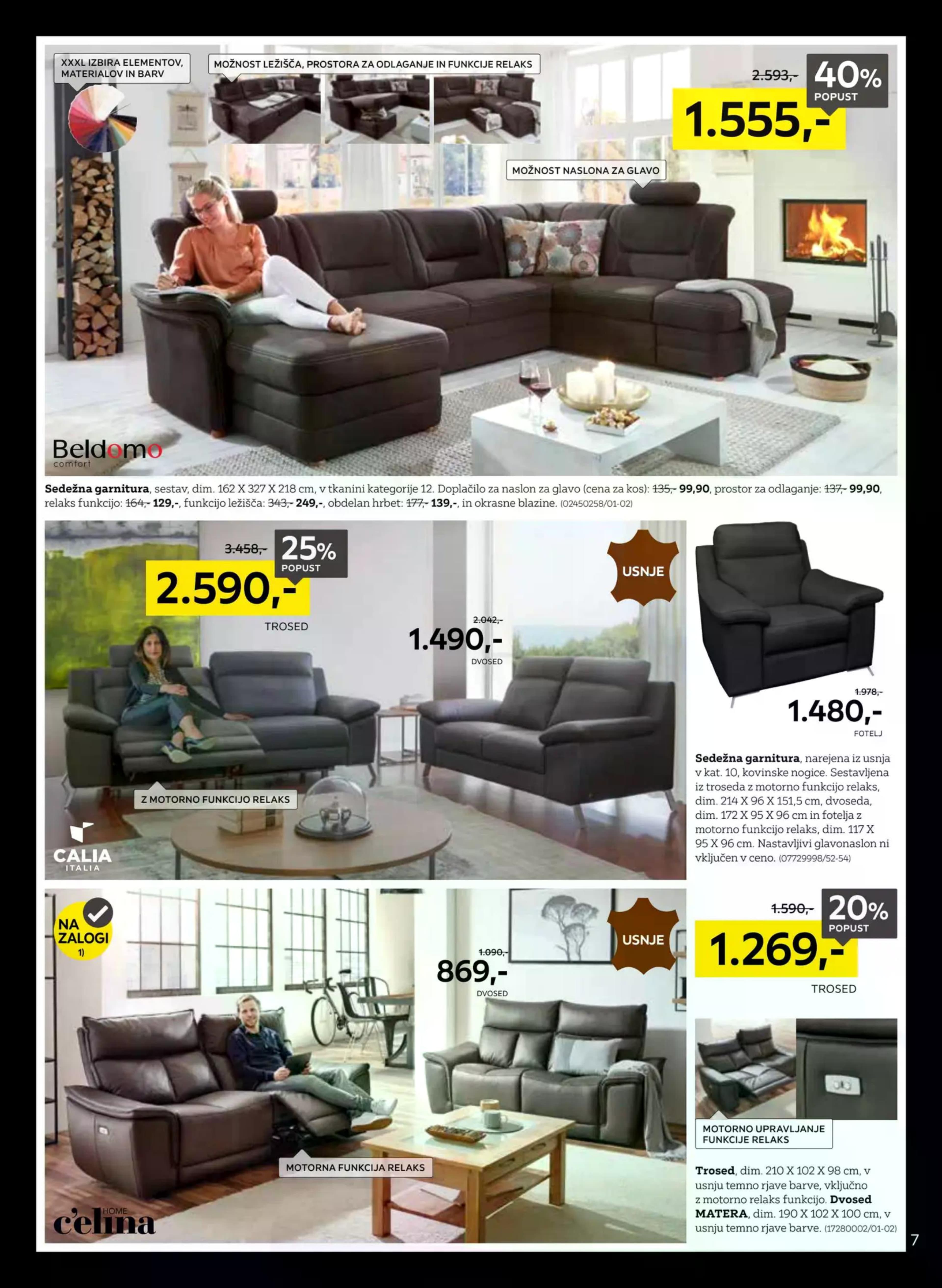 Stran 7. Lesnina kataloga - Akcije od 17.11. do 22.11.2025.