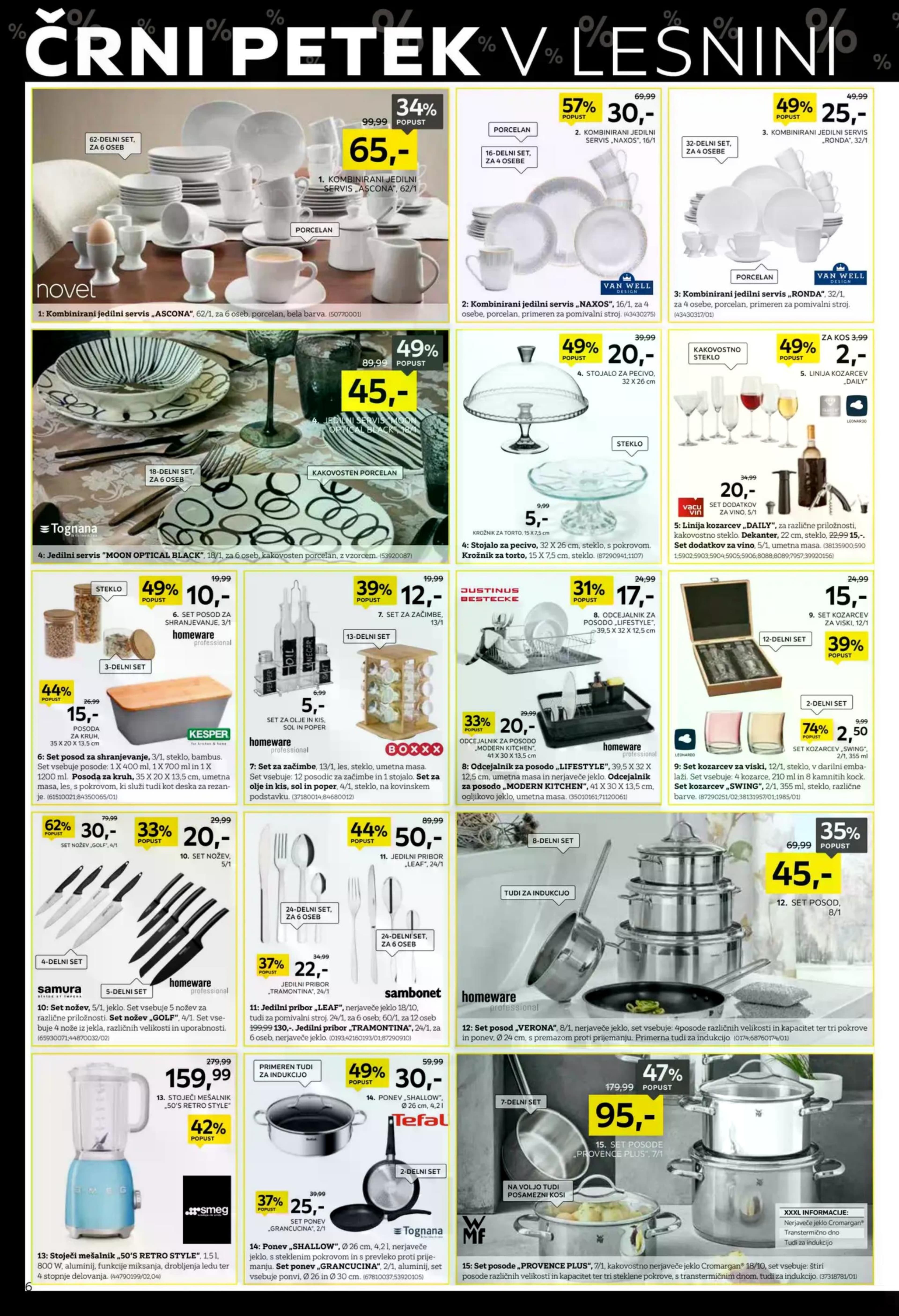Stran 6. Lesnina kataloga - Akcije od 24.11. do 01.12.2025.