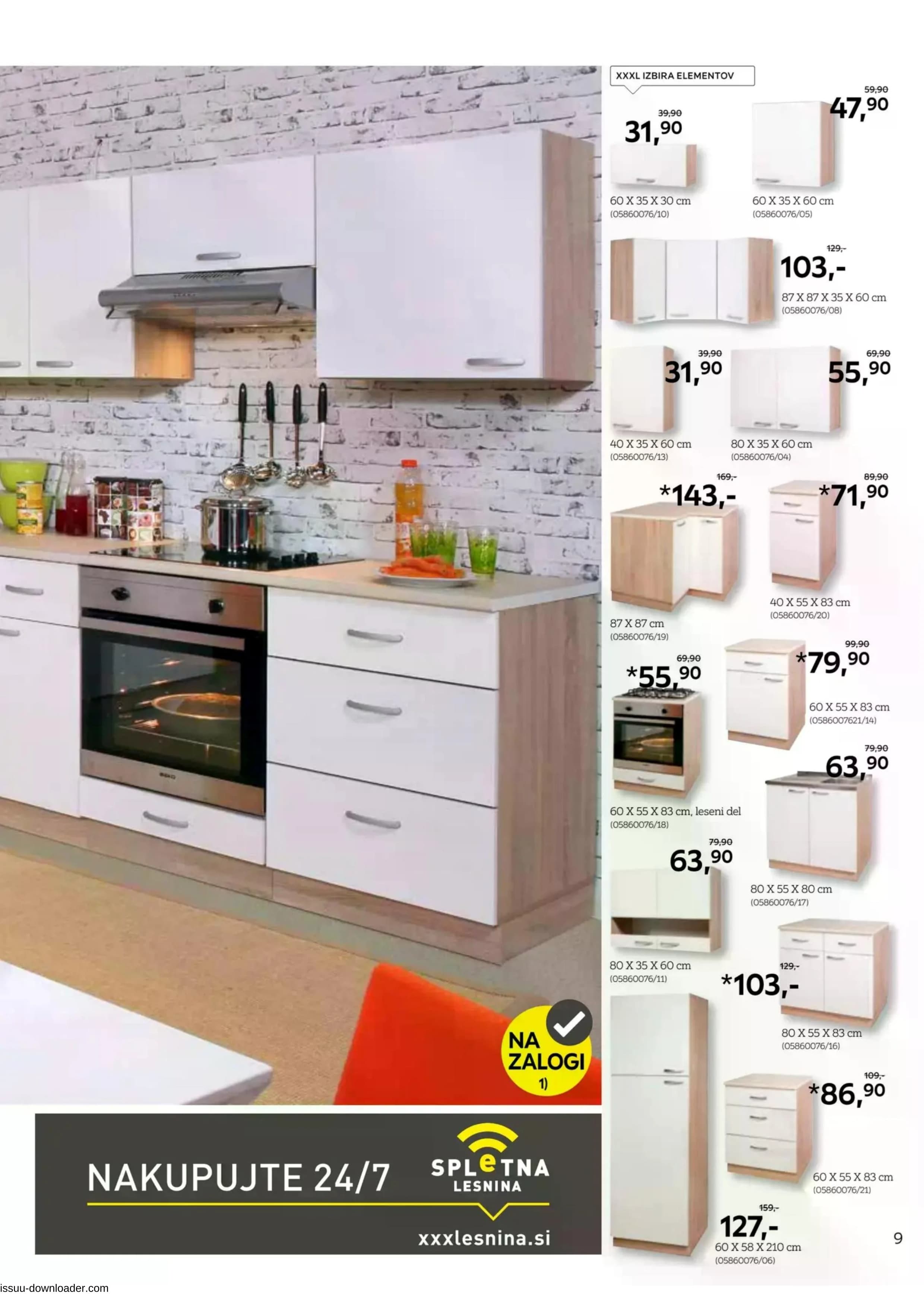 Stran 9. Lesnina kataloga - Akcije od 02.12. do 20.12.2025.