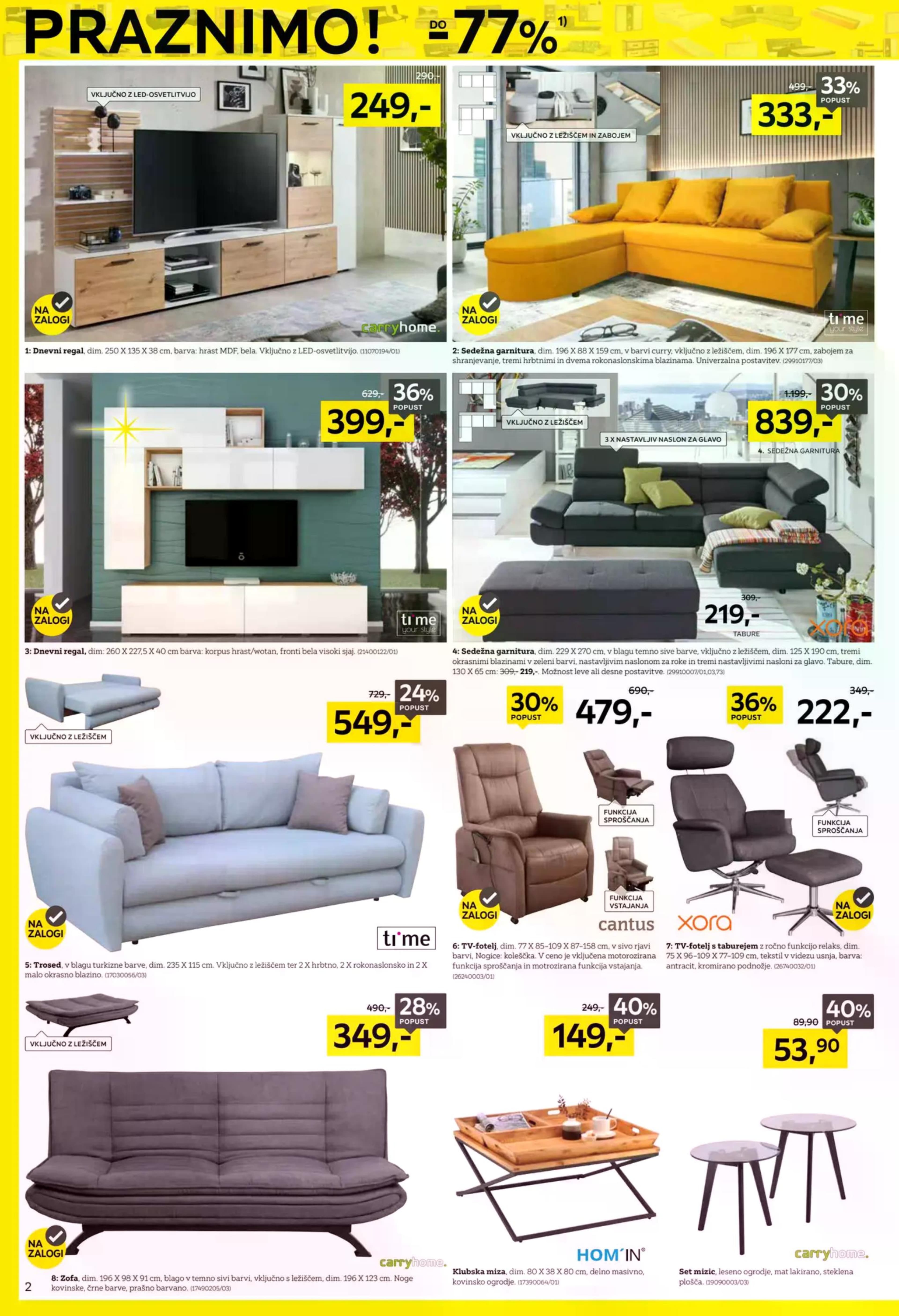 Stran 2. Lesnina kataloga - od 29.12. do 17.01.2026.