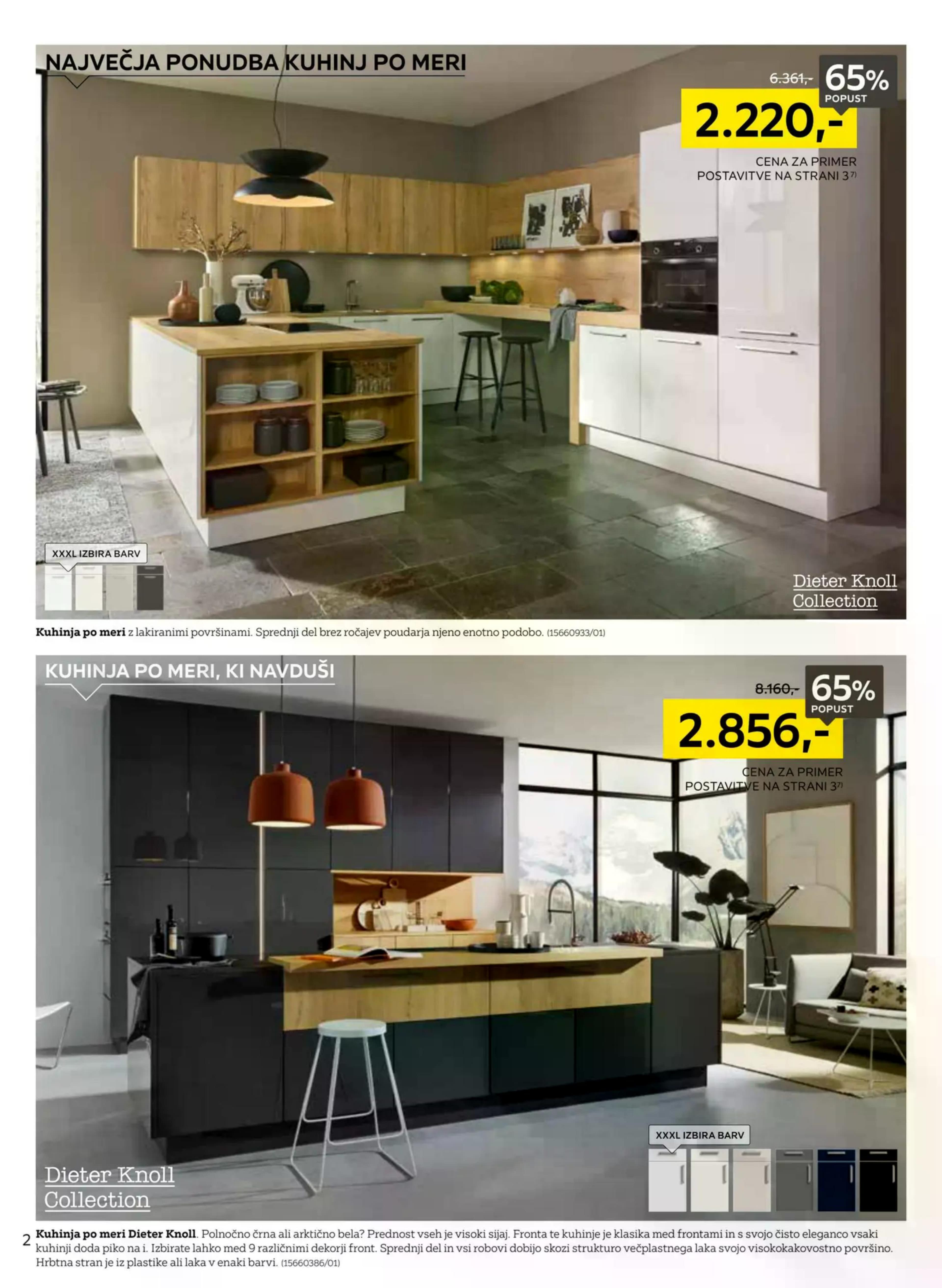 Stran 2. Lesnina kataloga - Največja ponudba kuhinj