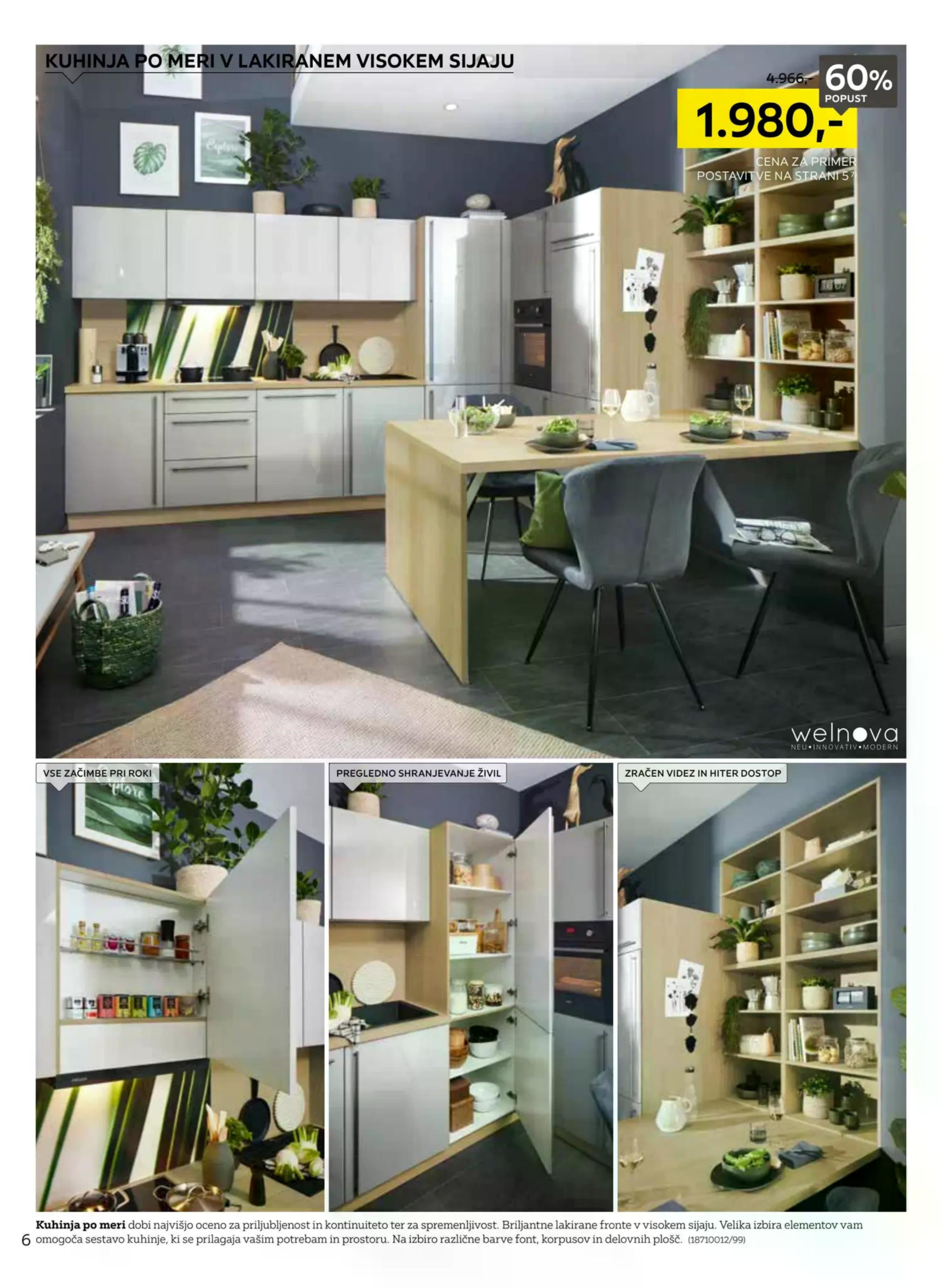 Stran 6. Lesnina kataloga - Kuhinje