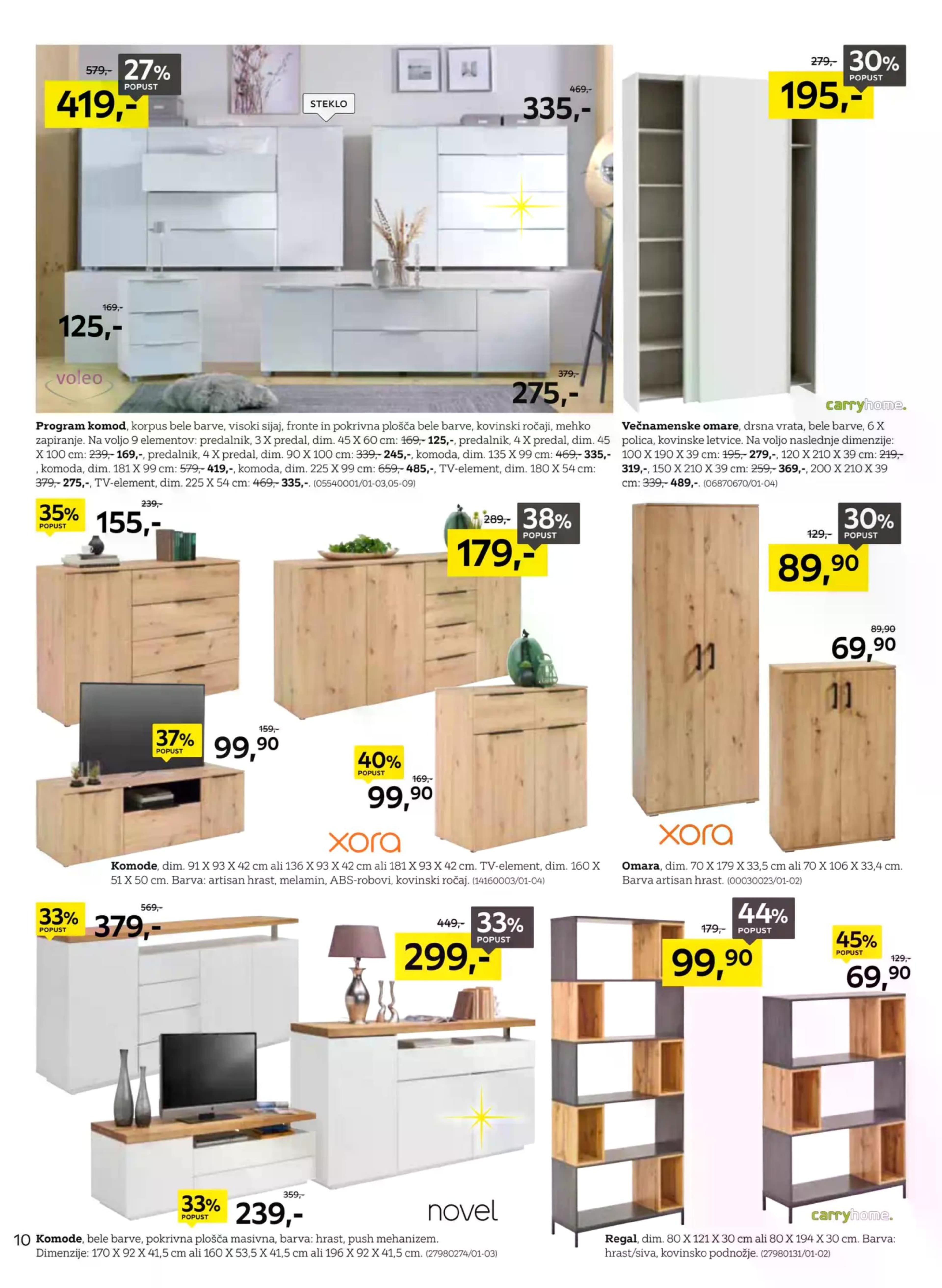 Stran 10. Lesnina kataloga - Najboljše razmerje med ceno in kakovostjo