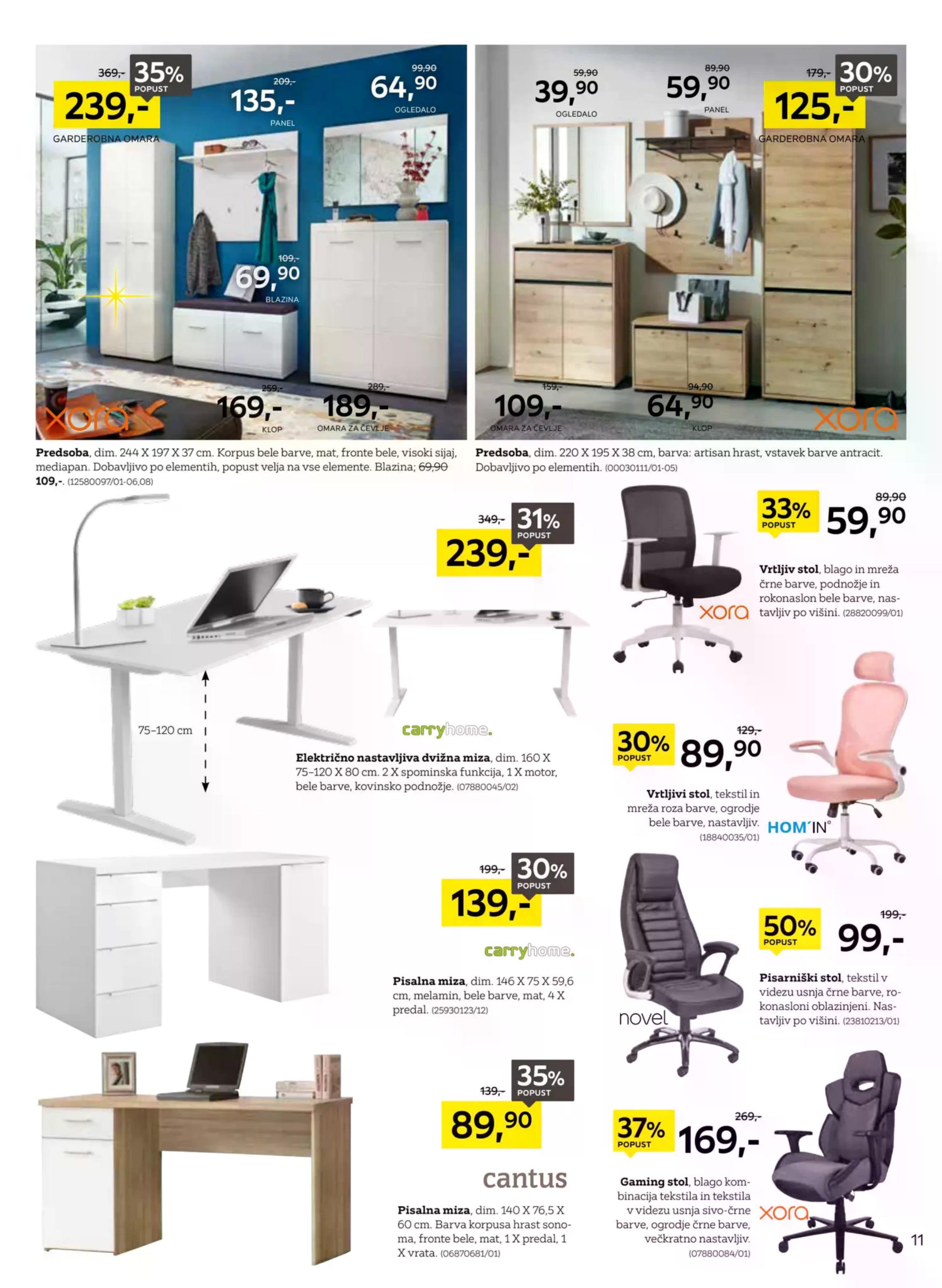 Stran 11. Lesnina kataloga - Najboljše razmerje med ceno in kakovostjo